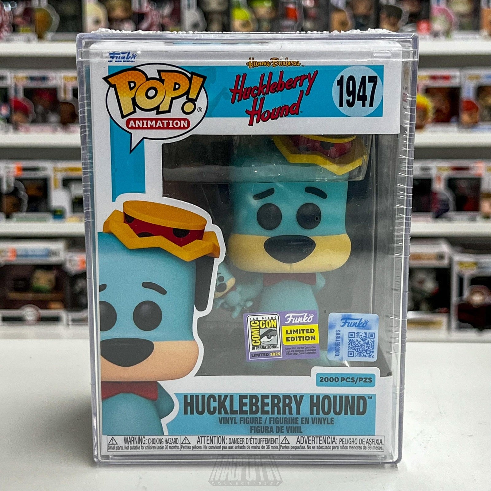 Funko Pop Animation Huckleberry Hound Blue 1947 SDCC 2023 Limited Edition 2000pc