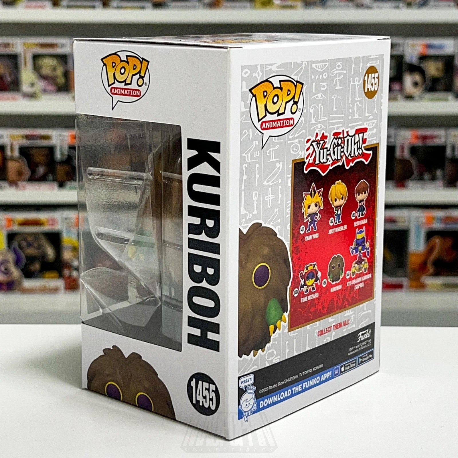 Funko Pop Animation Yu-Gi-Oh Kuriboh 1455 AAA Anime Flocked Glow Vinyl Anime NIB