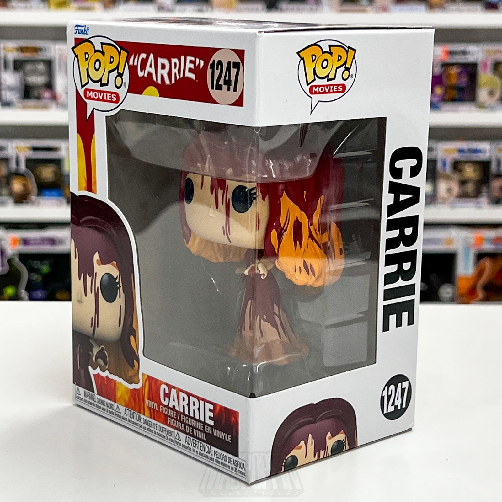 Funko Pop Movies Carrie 1247 Vinyl Figure Horror Stephen King Collectible New1