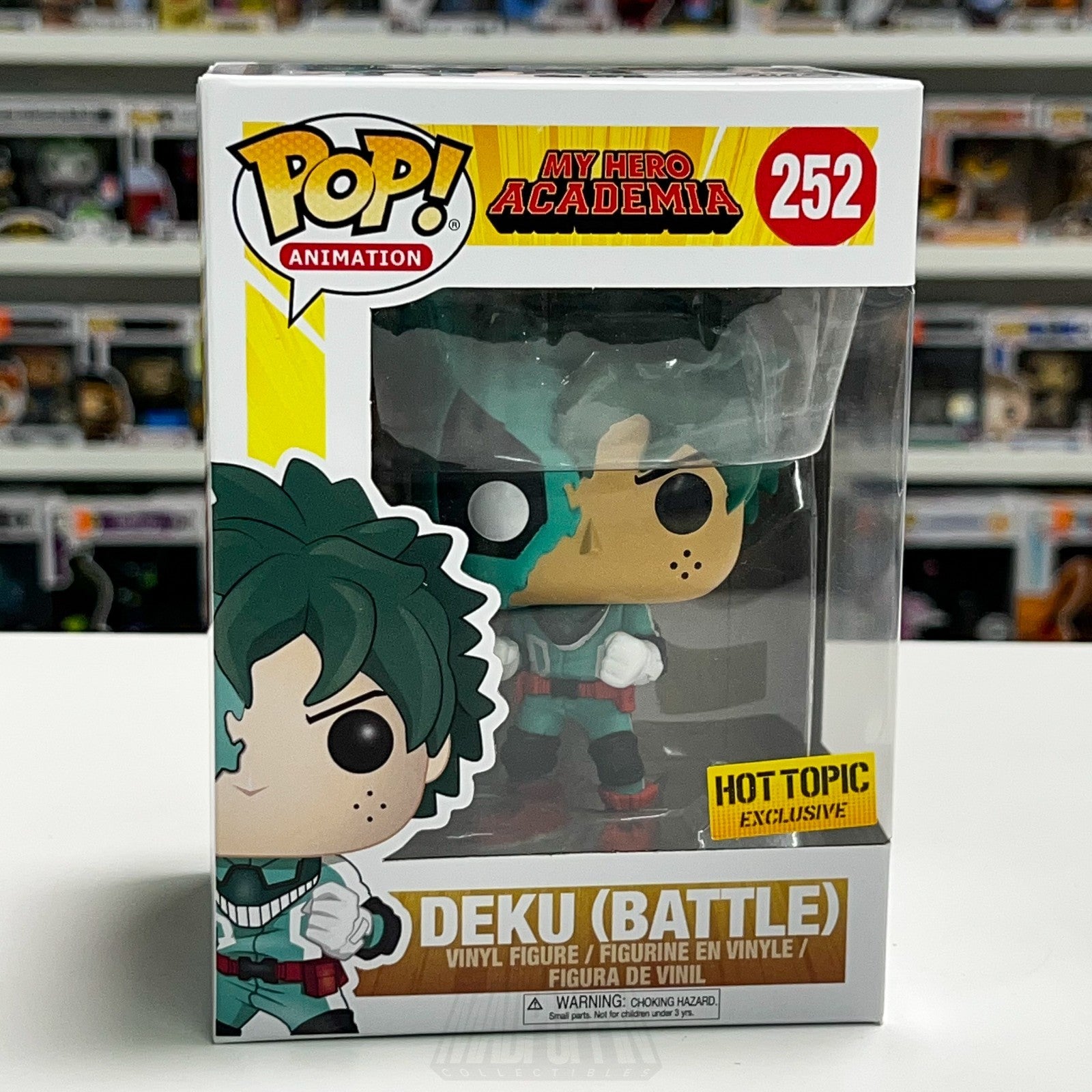 Funko Pop Anime My Hero Academia Deku Battle Hot Topic 252 Izuku Midoria Figure0