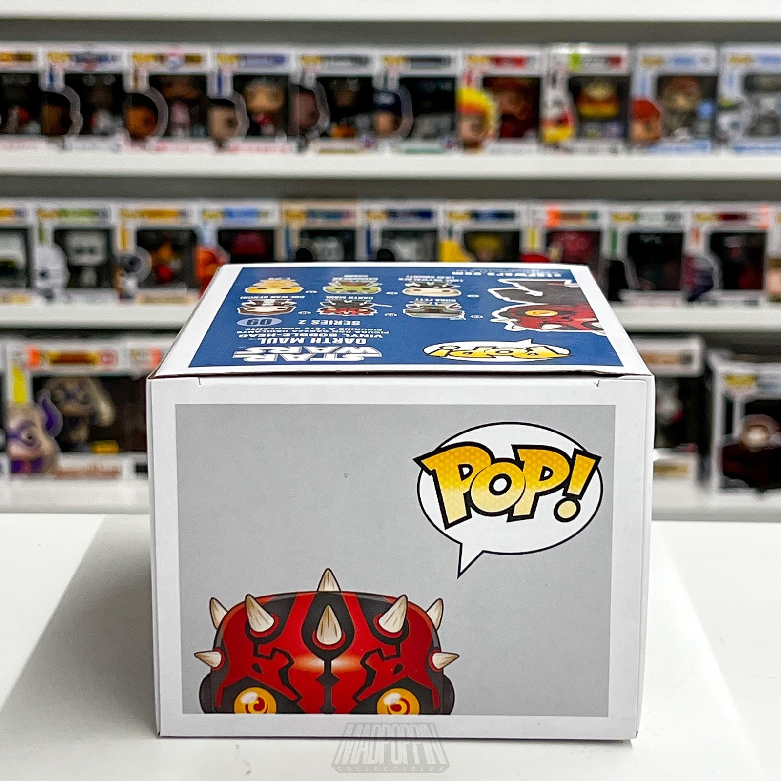 Funko Pop Star Wars Darth Maul 09 Sith Lord Blue Box Vinyl Bobble-Head Figure