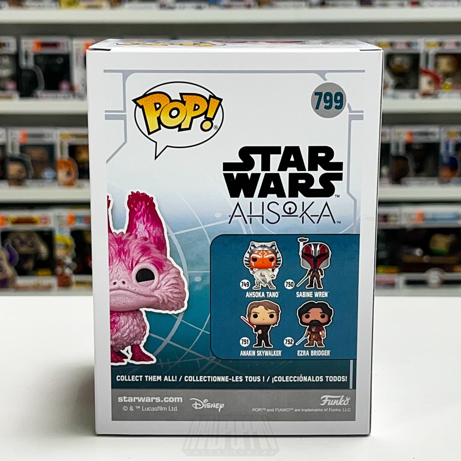 Funko Pop Star Wars Loth Cat 799 NYCC Diamond Con Official Sticker Feline Pink