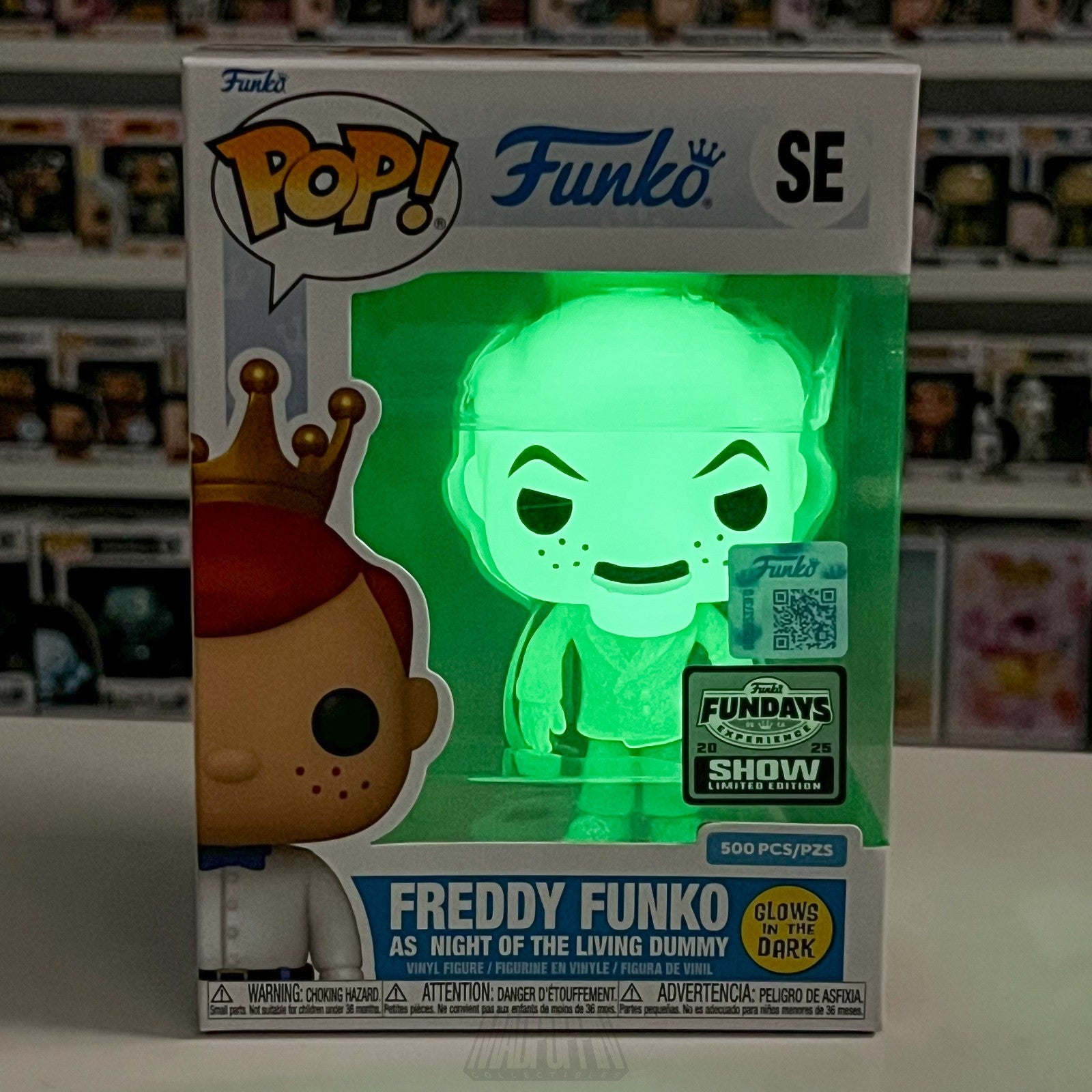 Funko Pop Fundays 2025 Freddy Night of Living Dummy Goosebumps Glow 500pcs SE