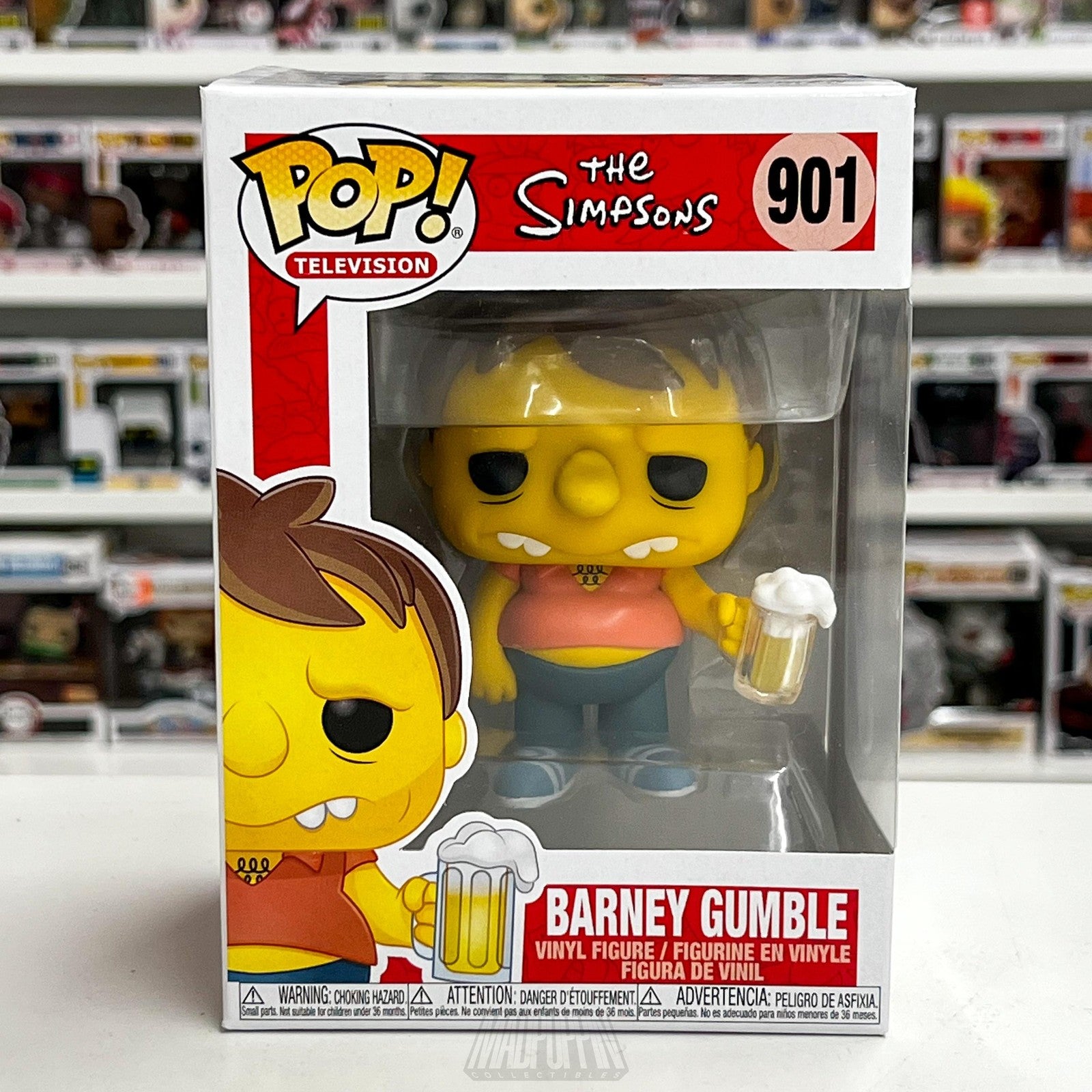 Funko Pop TV The Simpsons Barney Gumble #901 Vinyl Figure New IN BOX Collectible