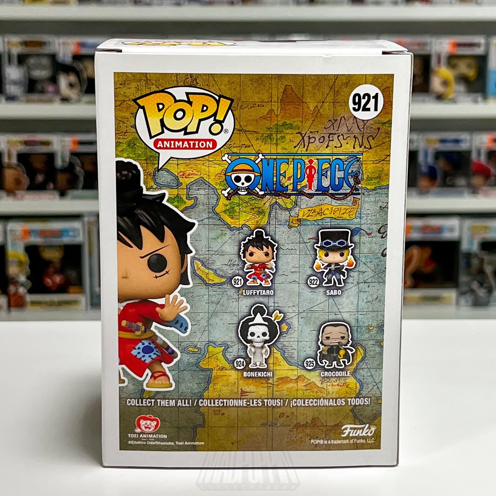 Funko Pop Animation One Piece Luffytaro 921 Vinyl Figure New In Box Anime Toy