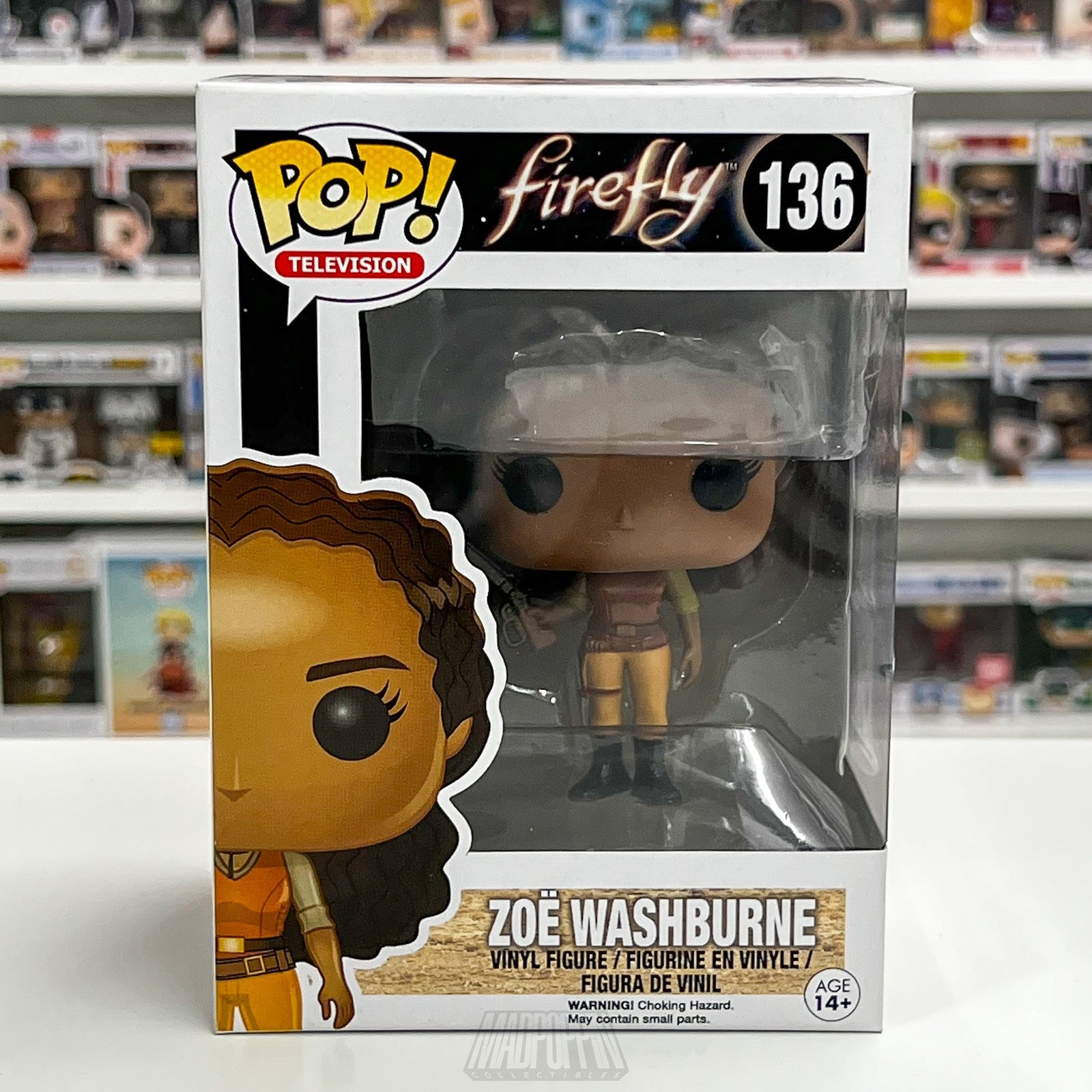 Funko Pop Zoë Washburne Firefly 136 Vinyl Figure TV Show Collectible Box Whedon