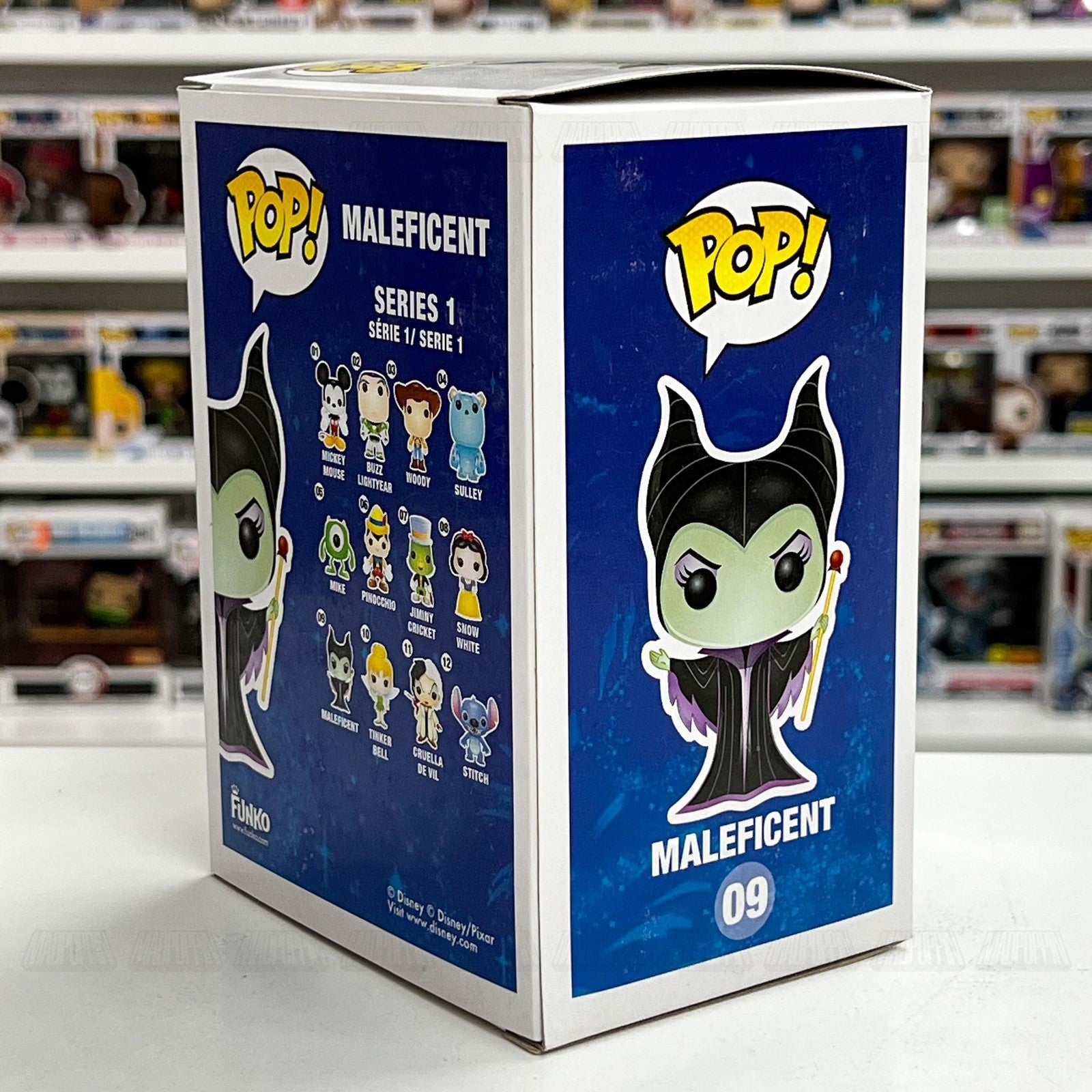 Funko Pop Disney Maleficent 09 Series 1 Vinyl Figure In Box Sleeping Beauty 2015