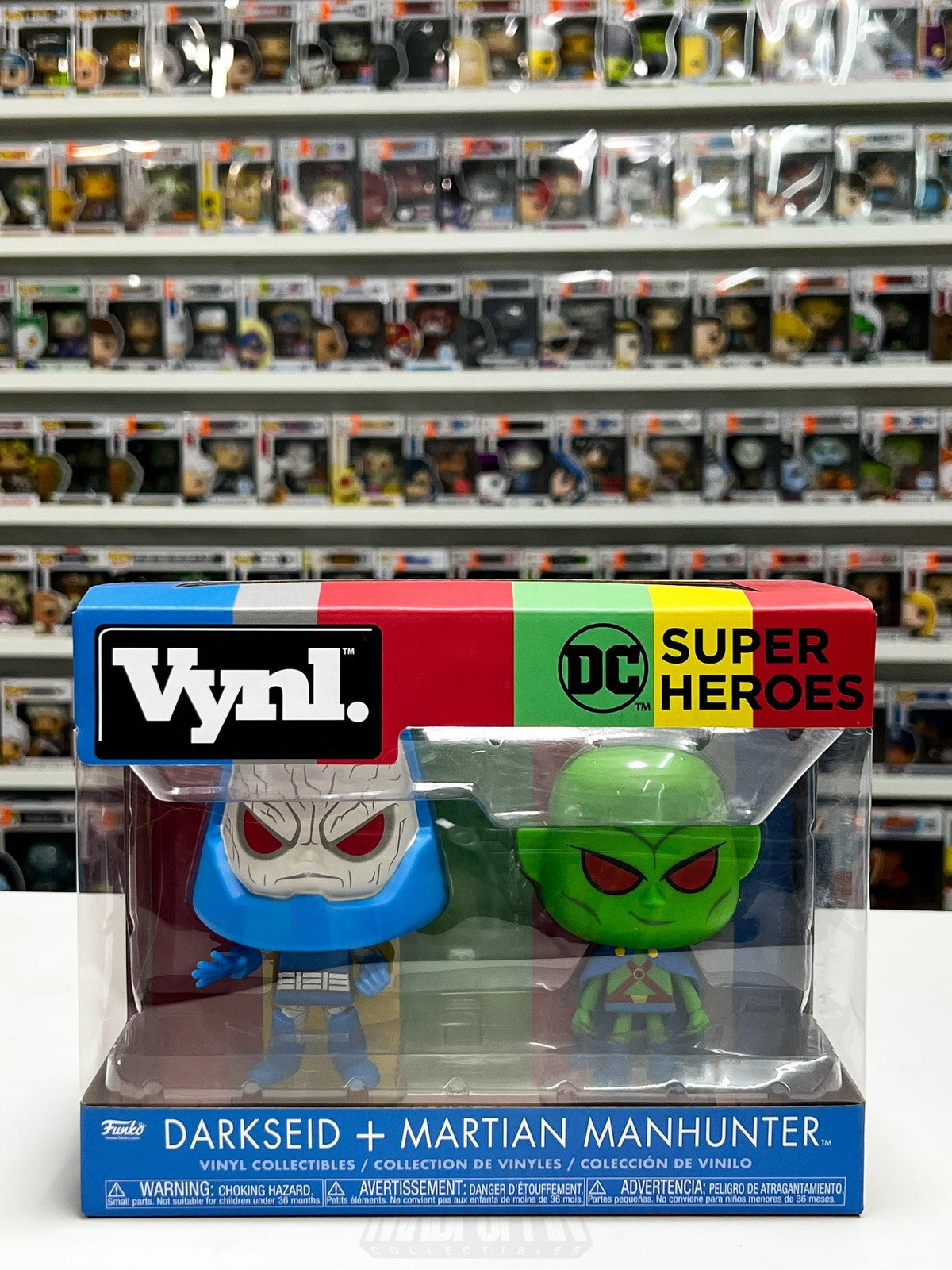 Funko Vynl DC Super Heroes Darkseid + Martian Manhunter Vinyl Figures 2-Pack NIB