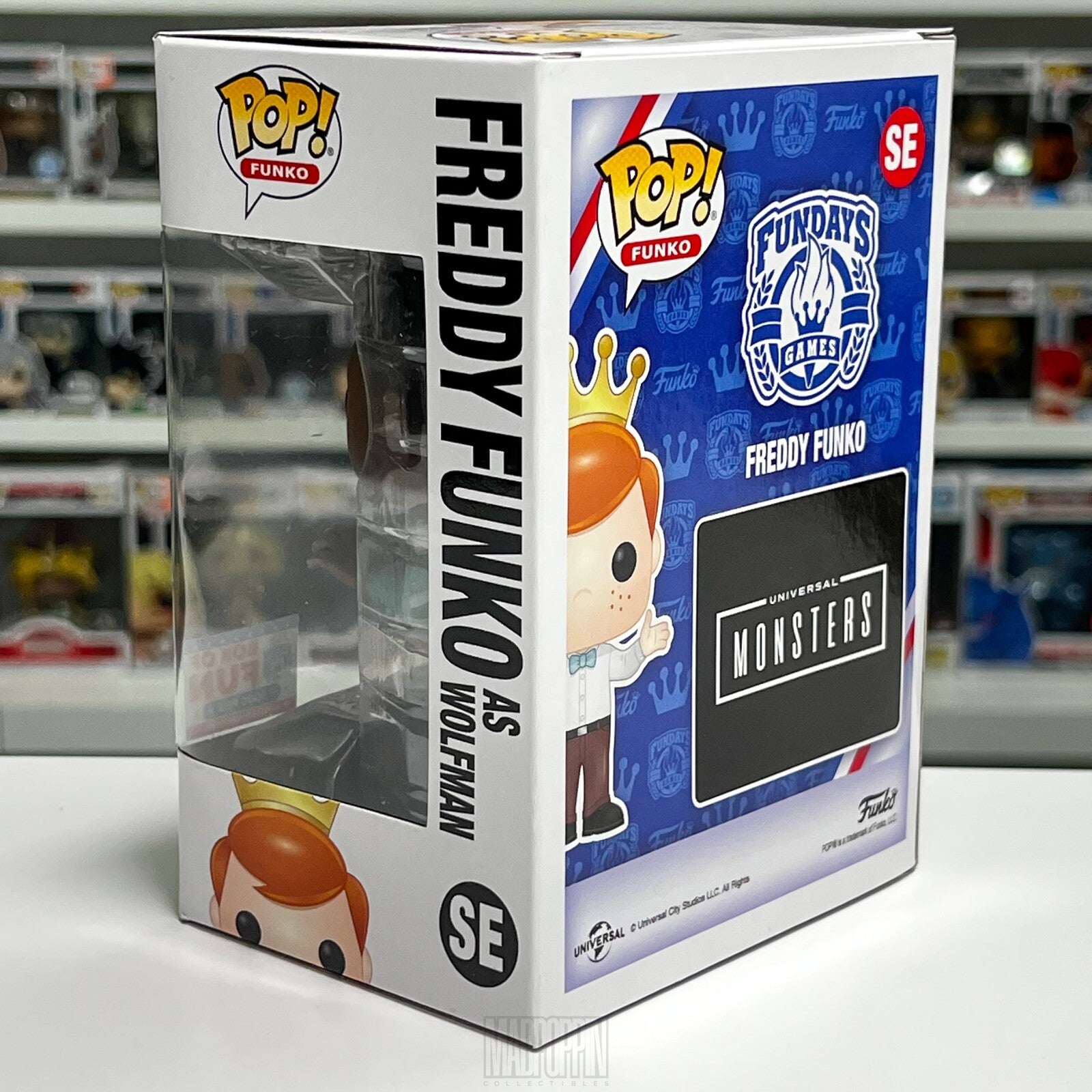 Funko Pop Fundays Games Freddy As Wolfman Classic Horror Box of Fun 3000 Pcs SE