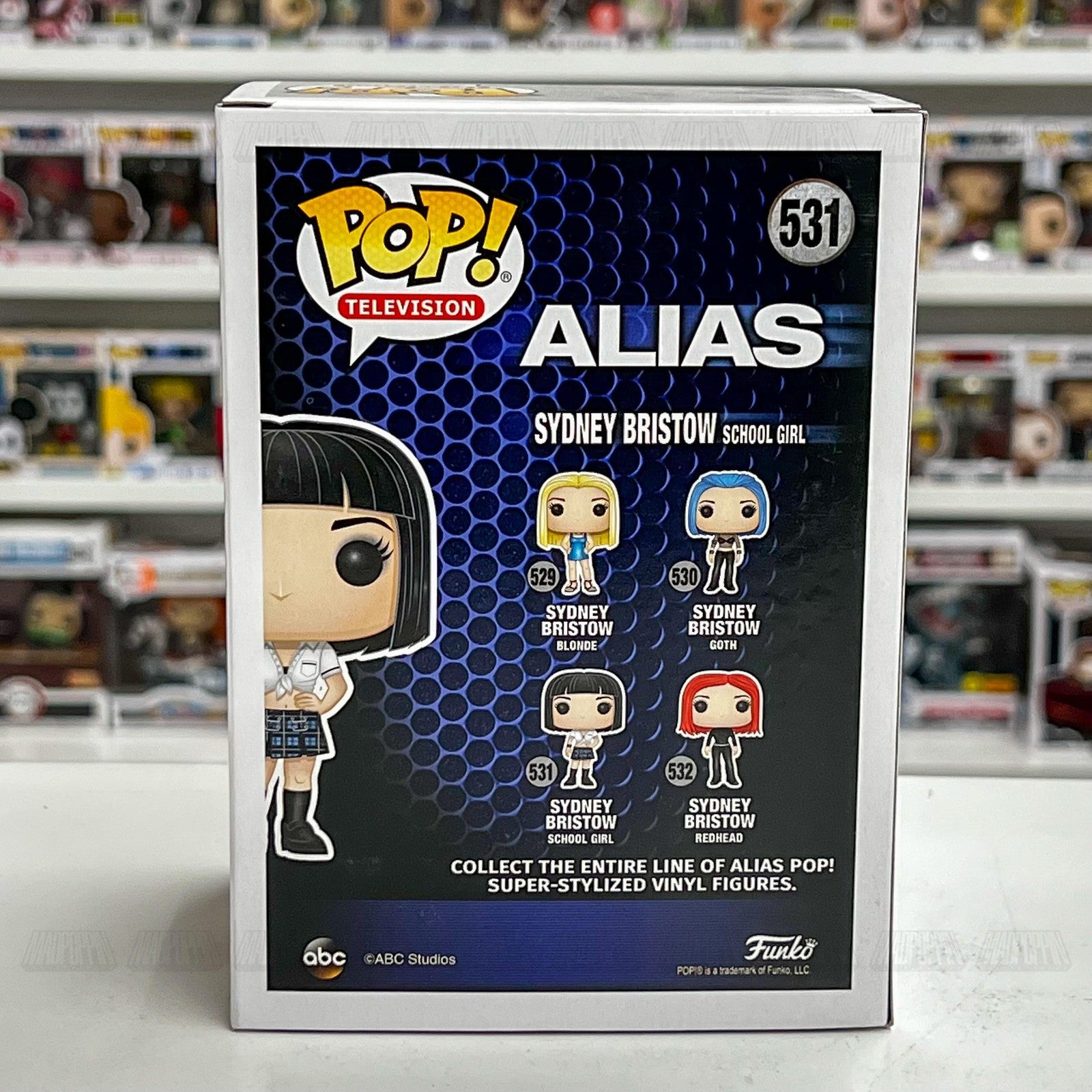 Funko Pop Alias Sydney Bristow School Girl Vinyl Figure 531 TV Collectible New