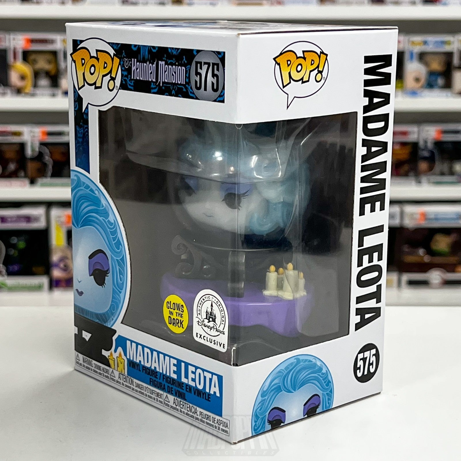 Funko Pop Disney The Haunted Mansion Madame Leota Glow 575 Exclusive Figure Ride2