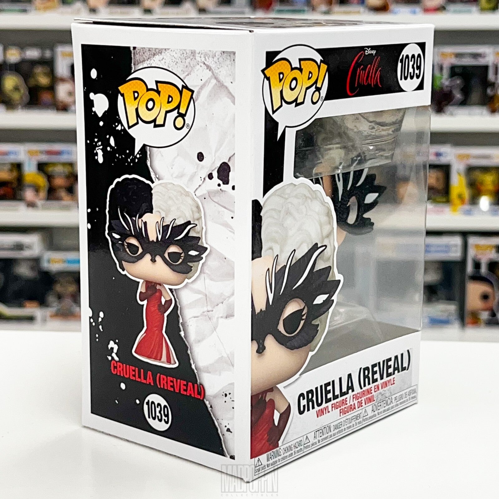 Funko Pop Disney Movies Cruella de Vil Reveal Outfit Vaulted 1039