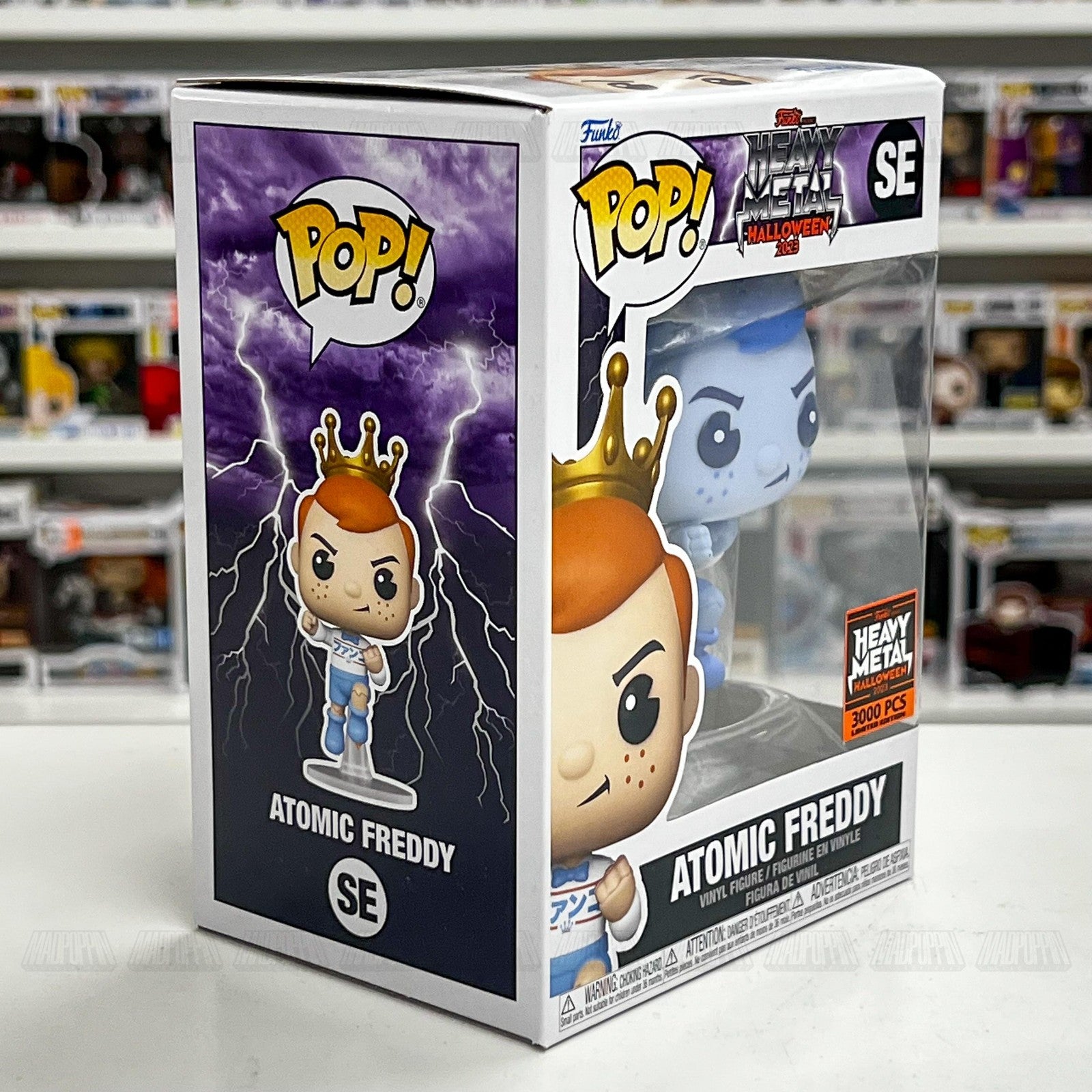 Funko Pop Atomic Freddy Heavy Metal Halloween 2023 SE 3000 PCS Limited Edition