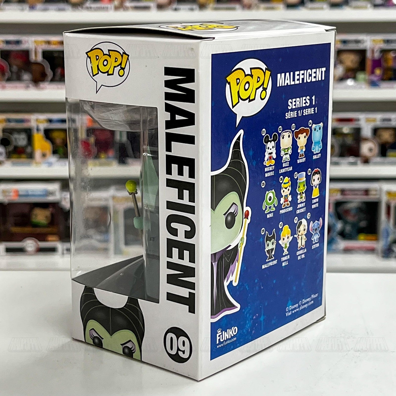 Funko Pop Disney Maleficent 09 Series 1 Vinyl Figure In Box Sleeping Beauty 2015