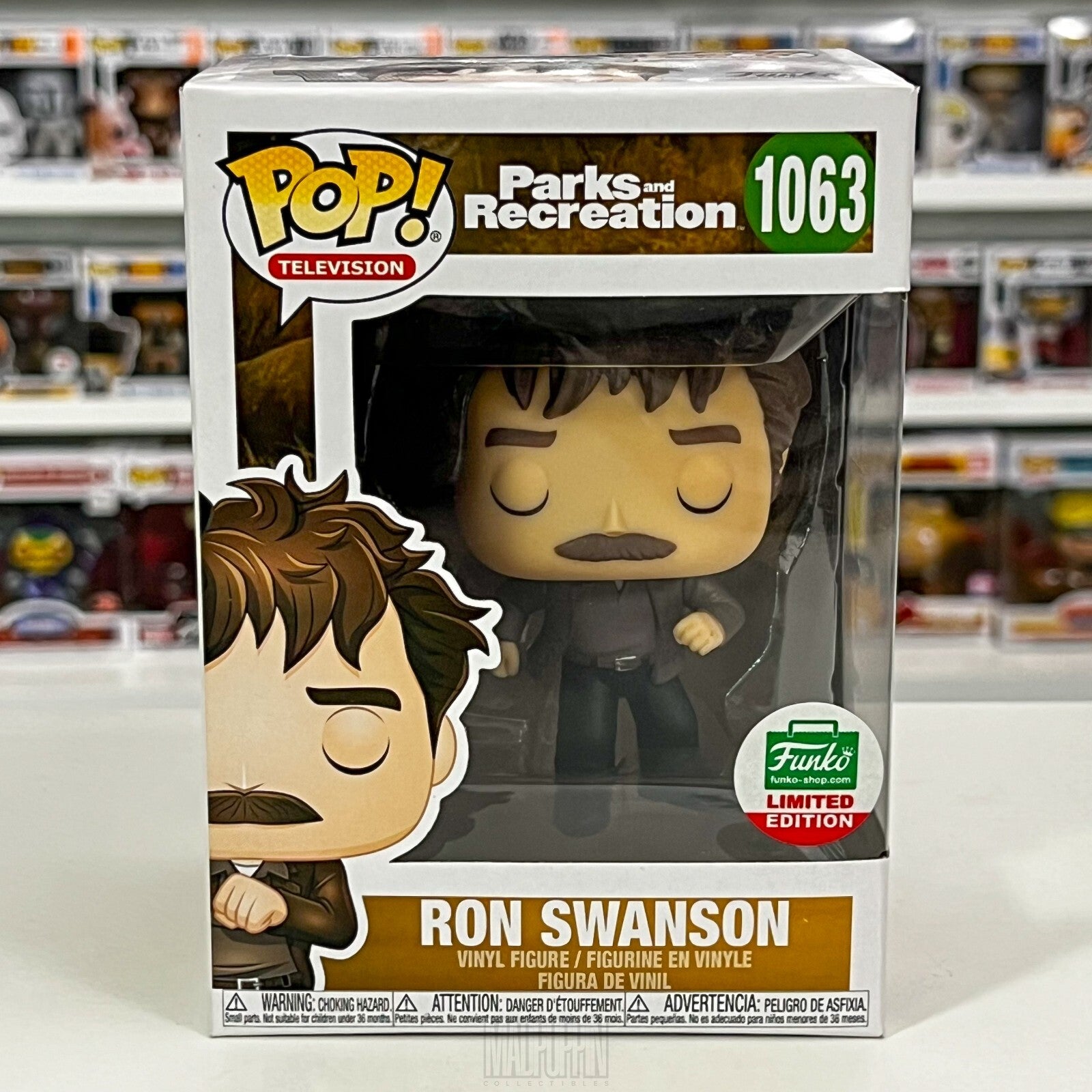 Funko Pop TV Parks and Recreation Ron Swanson Dancing Funko-Shop.com 1063