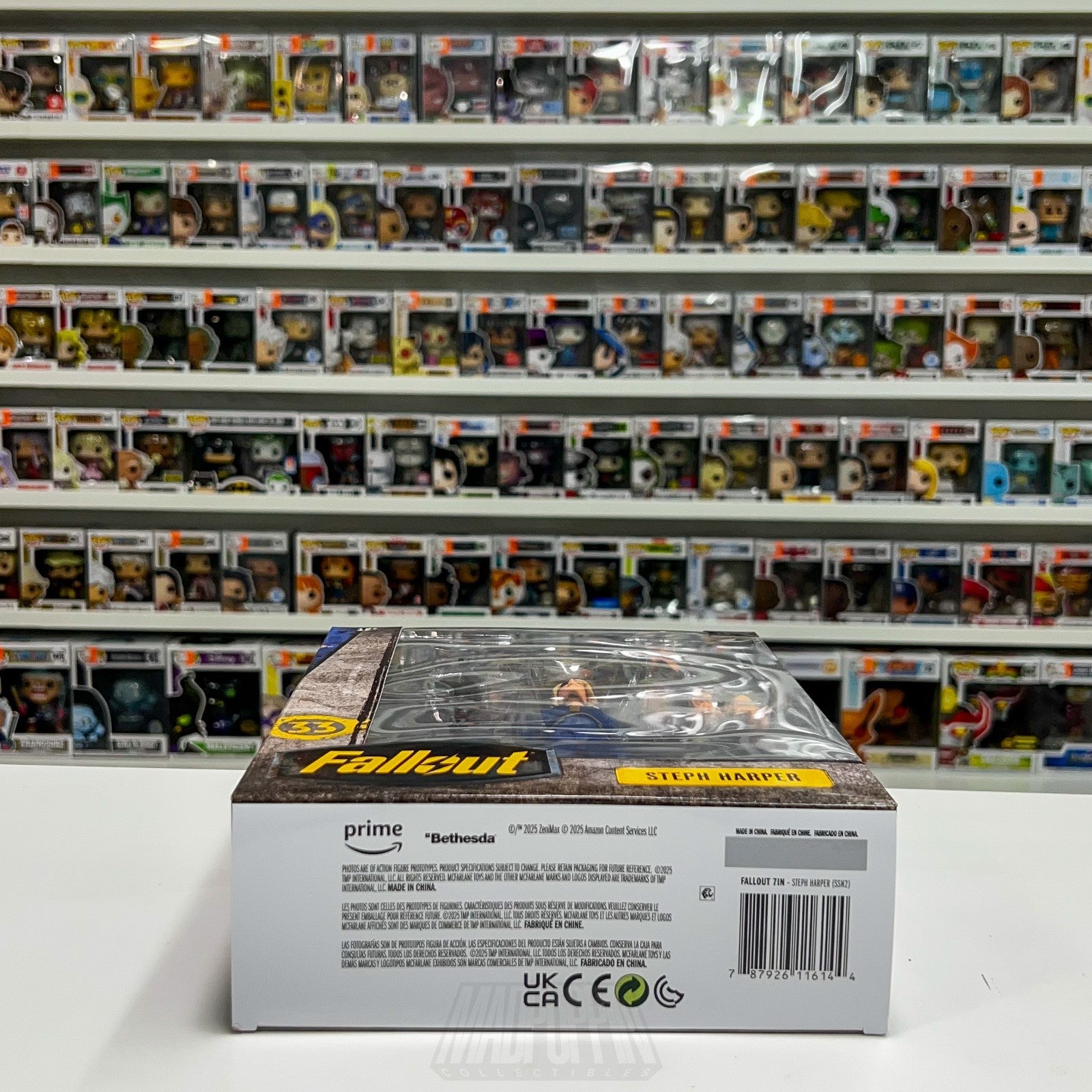 McFarlane Toys Fallout Steph Harper 7 Inch Action Figure Video Game Bethseda