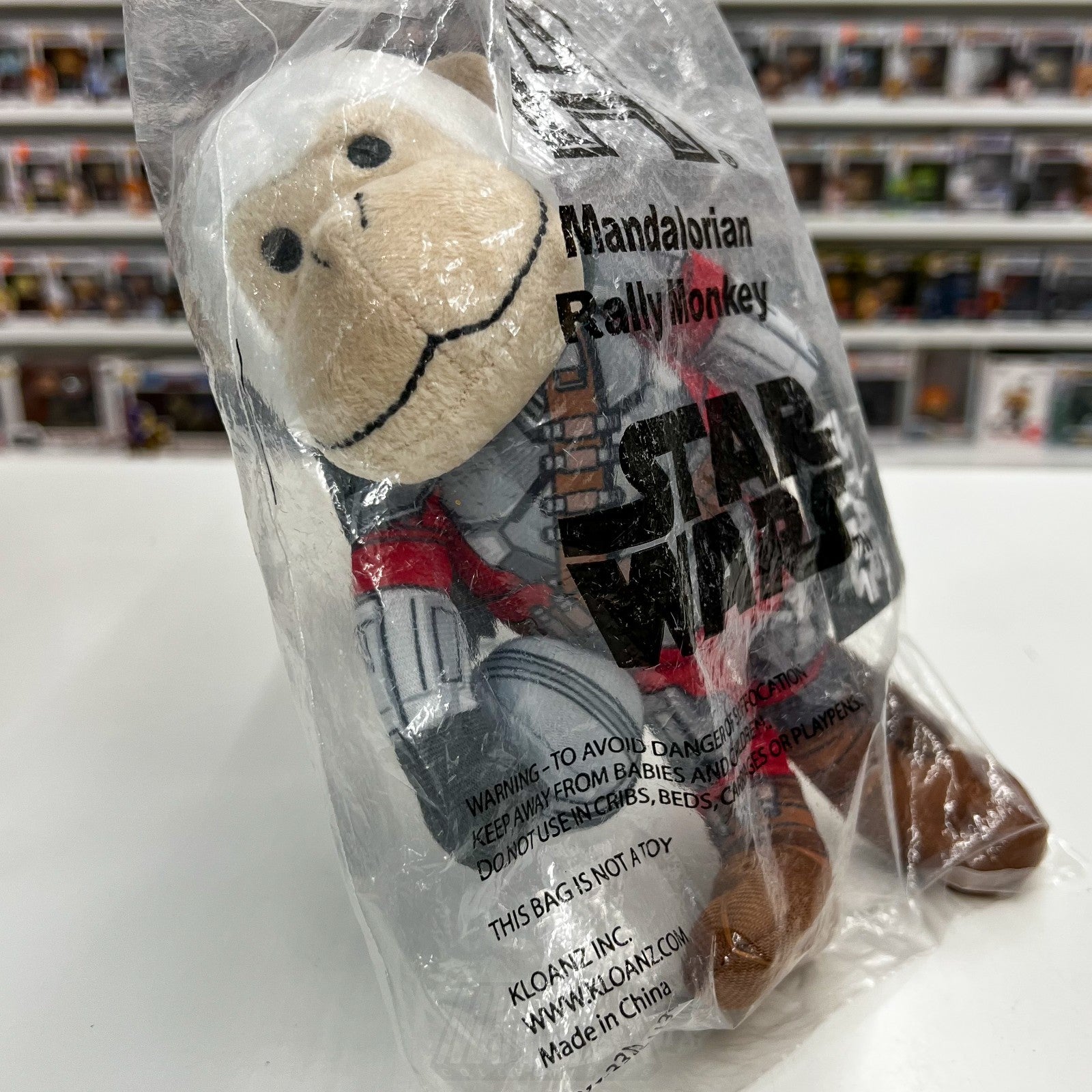 Los Angeles Angels Star Wars Mandalorian Rally Monkey Plush MLB Baseball New1