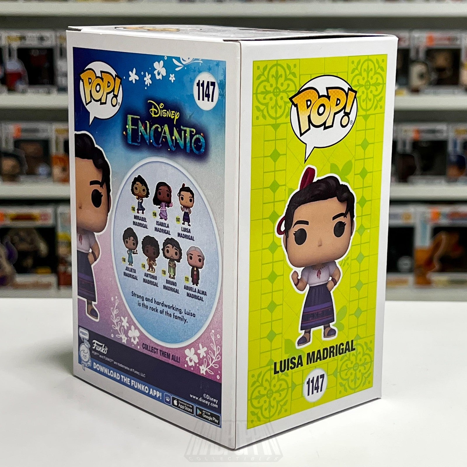 Funko Pop Disney Encanto Luisa Madrigal 1147 Vinyl Figure NIB Collectible Toy