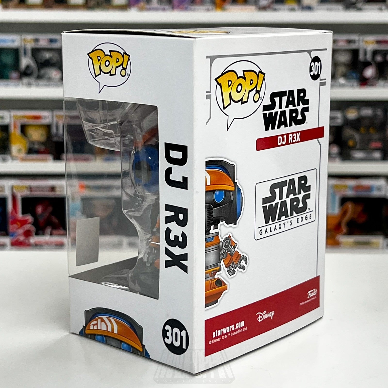 Funko Pop Star Wars Disneyland Galaxy's Edge DJ R3X 301 Exclusive Vinyl Figure2