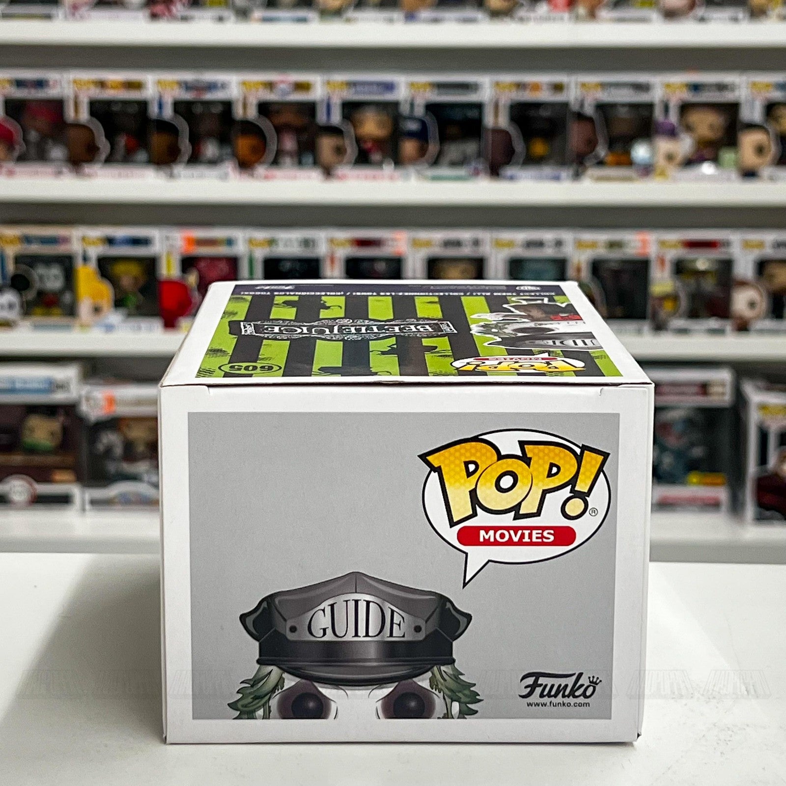 Funko Pop Beetlejuice Guide Hat Vinyl Figure 605 New In Box Collectible Movies