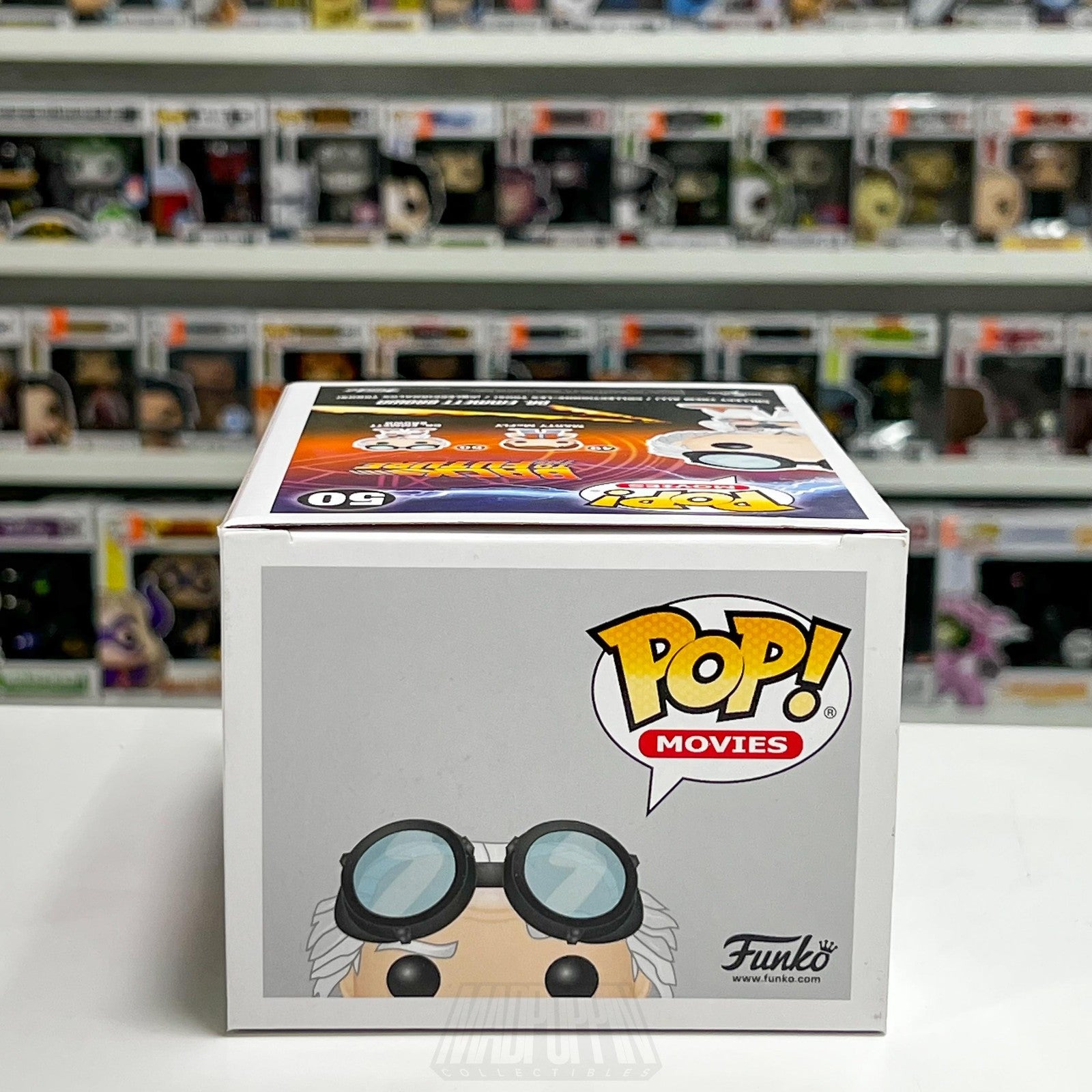 Funko Pop Movies Back to the Future Dr. Emmett Brown #50 Vinyl Figure BTTF Toy