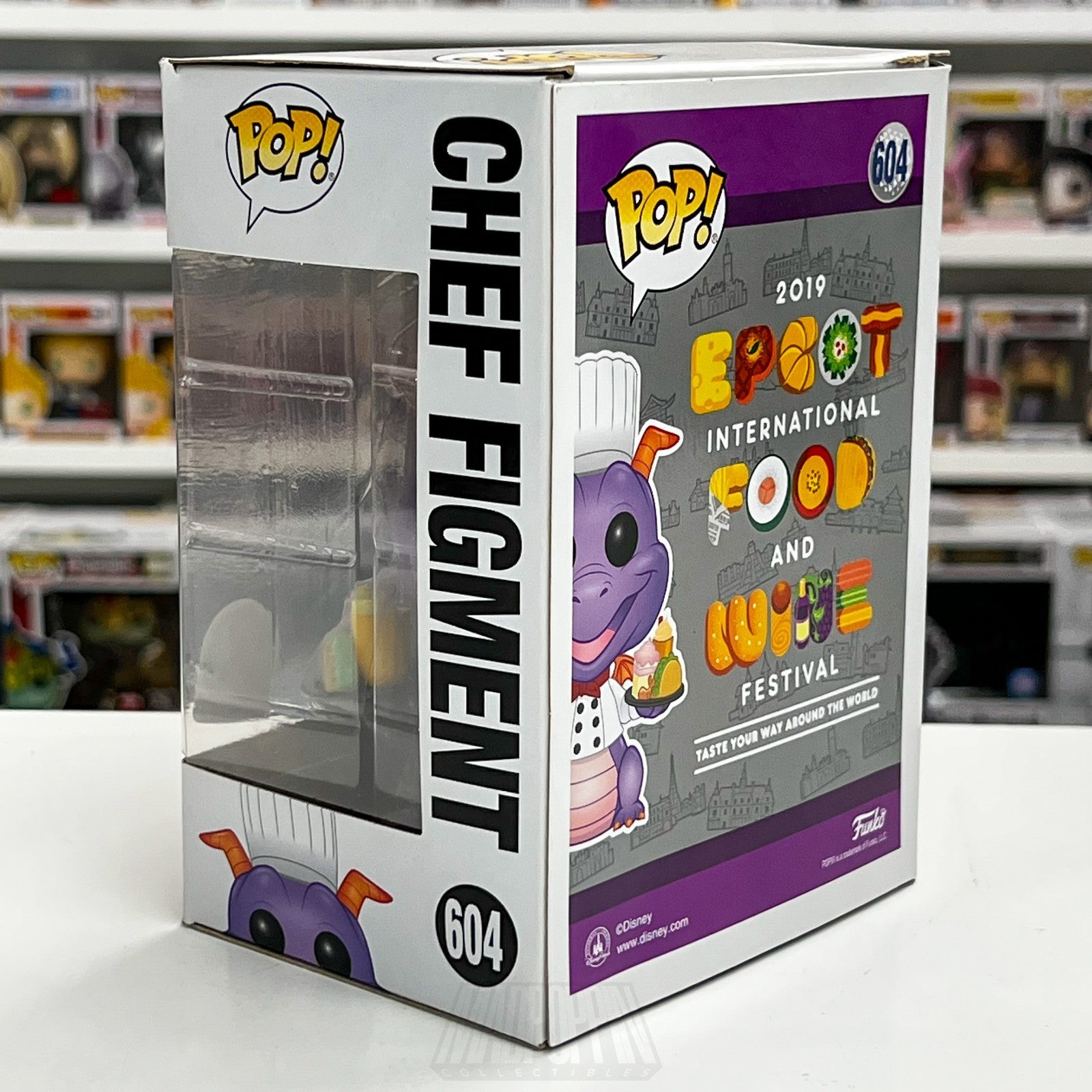 Funko Pop Disney Chef Figment Epcot Food Wine Festival Exclusive 604 Toy Figure2