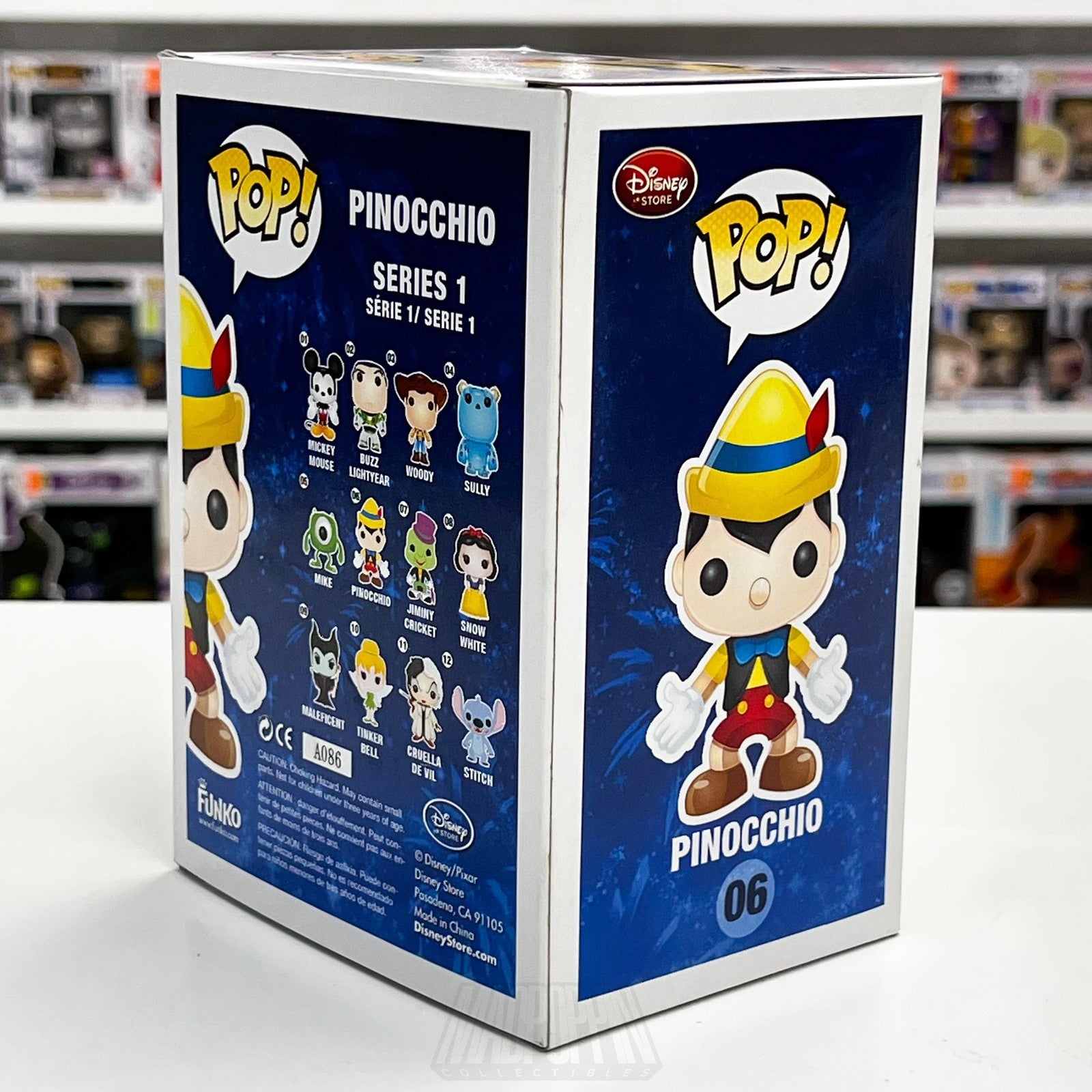 Funko Pop Disney Store Logo Pinocchio 06 Series 1 Vinyl Figure Boxed Collectible4