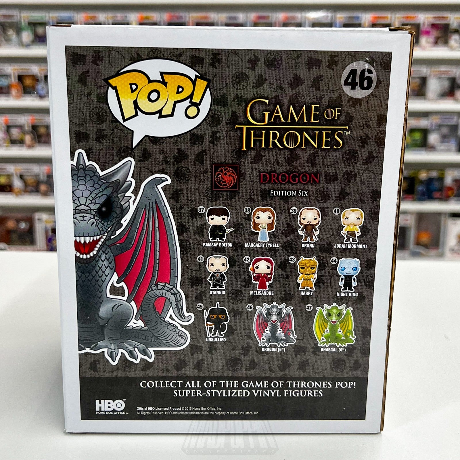 Funko Pop Television Game of Thrones Drogon 46 HBO Dragon 6 Inch Vinyl Figure3