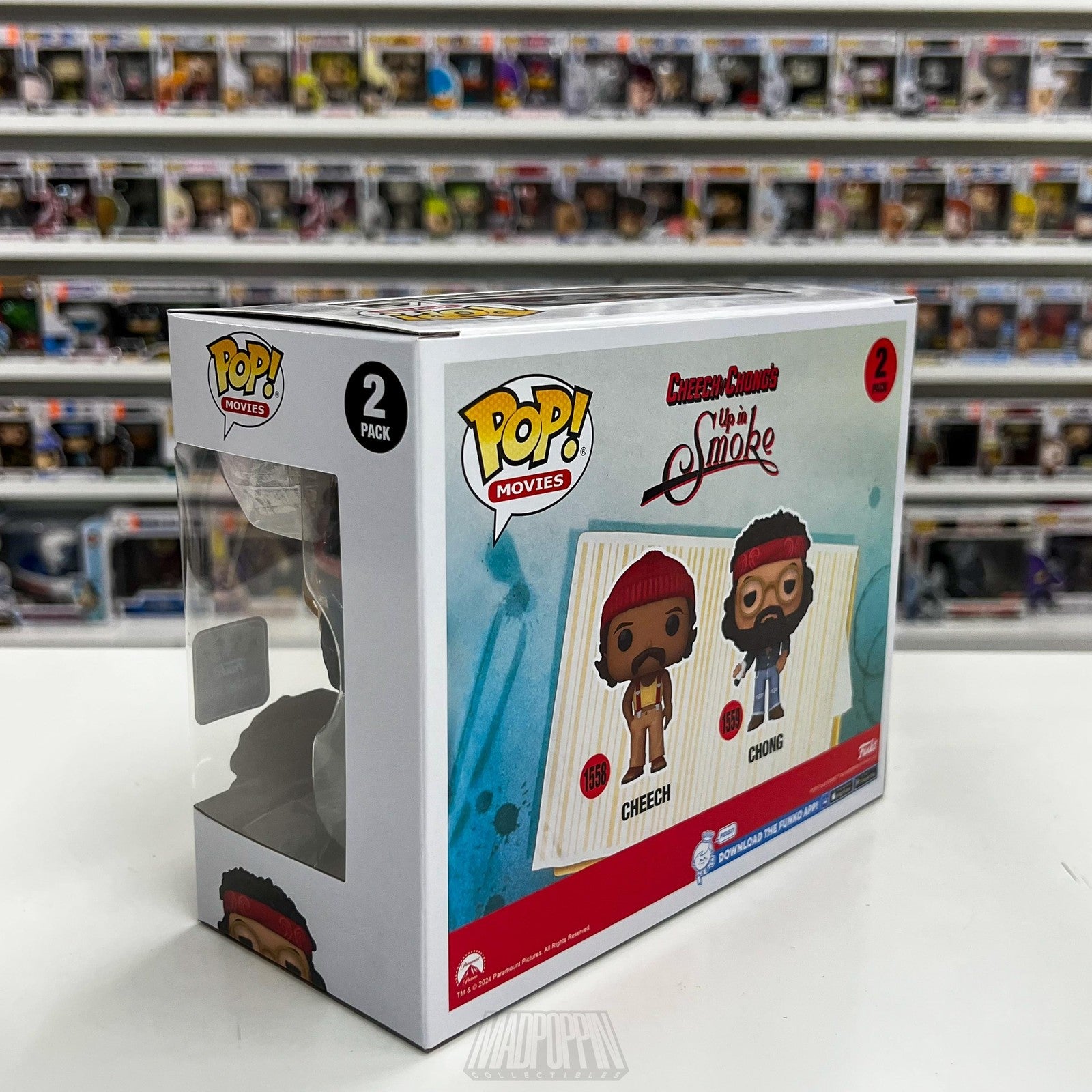 Funko Pop Cheech & Chong Up In Smoke 2 Pack Figures Specialty Series Exclusive