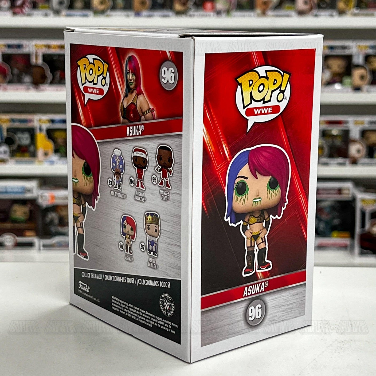Funko Pop WWE Asuka #96 Vinyl Figure 2021 Wrestling Collectible MIB New Boxed