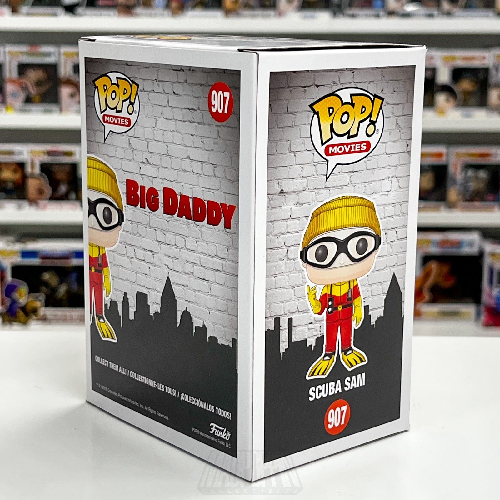 Funko Pop Movies Big Daddy Scuba Sam 907 Adam Sandler Comedy Toy Vinyl Figure4