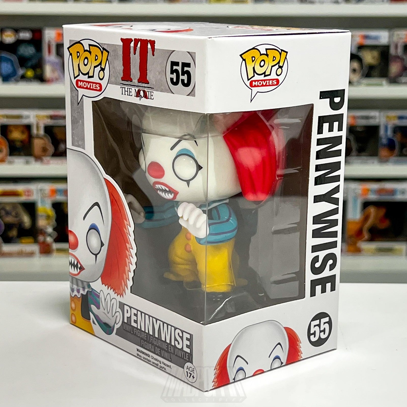 Funko Pop IT The Movie Pennywise 55 Vinyl Figure Tim Curry OG Alien Clown Horror