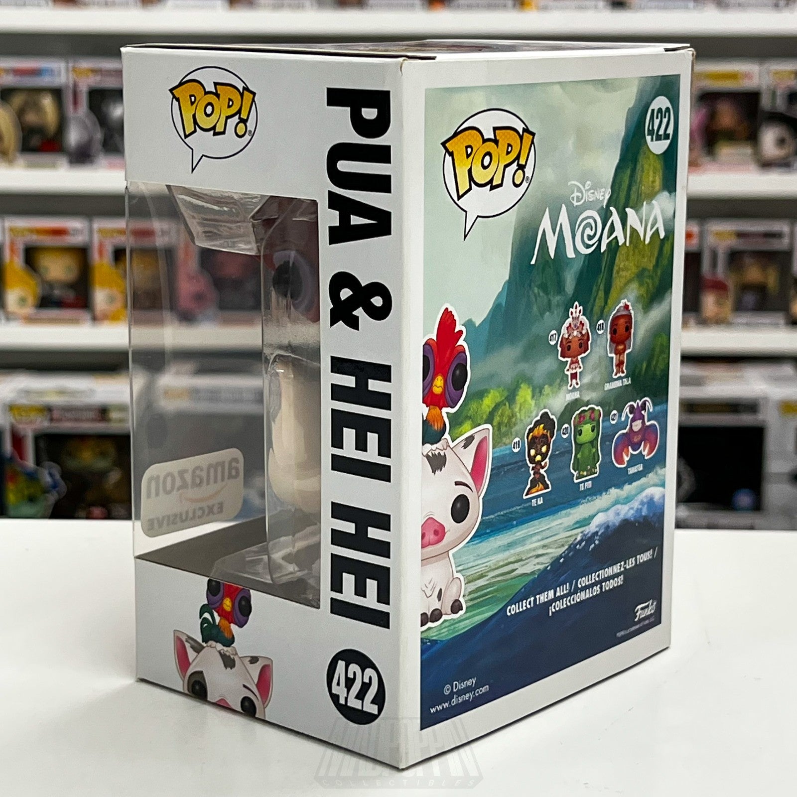 Funko Pop Disney Moana Pua & Hei Hei Amazon 422 Cute Rooster Piget Vinyl Figure2
