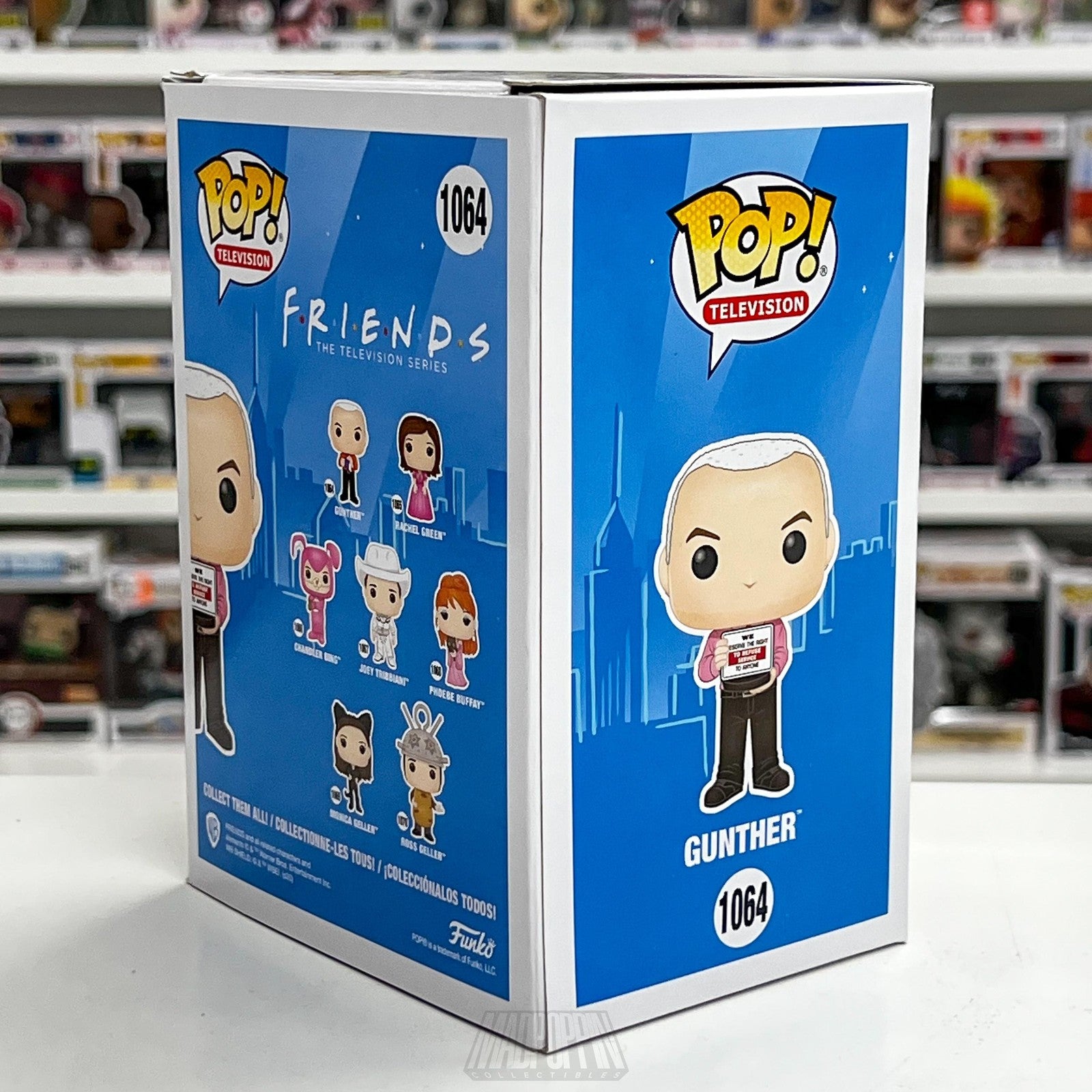 Funko Pop Television Friends Gunther Chase Limited Edition 1064 Vinyl Figure New