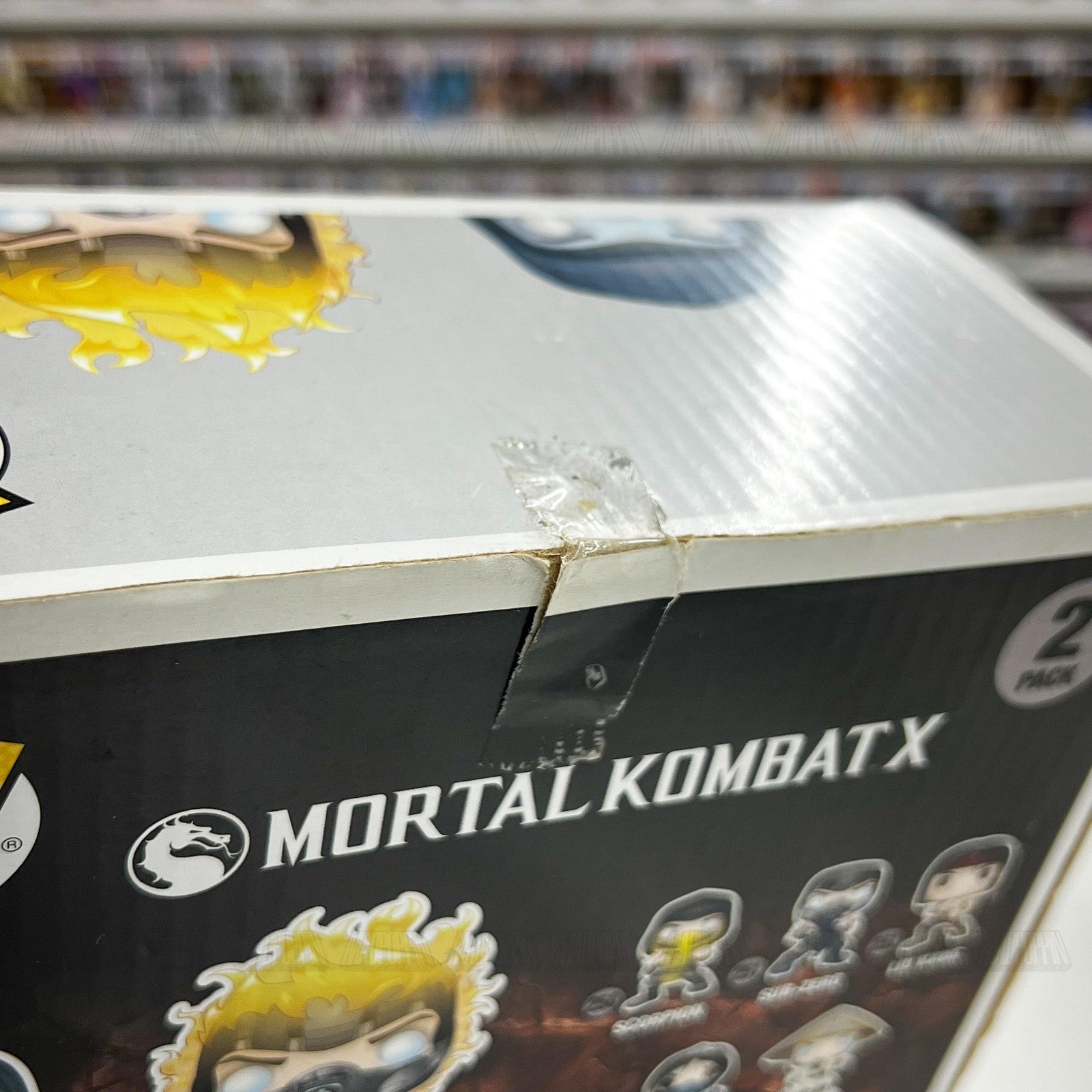 Funko Pop Games Mortal Kombat X Scorpion Sub-Zero 2 Pack GameStop Exclusive New