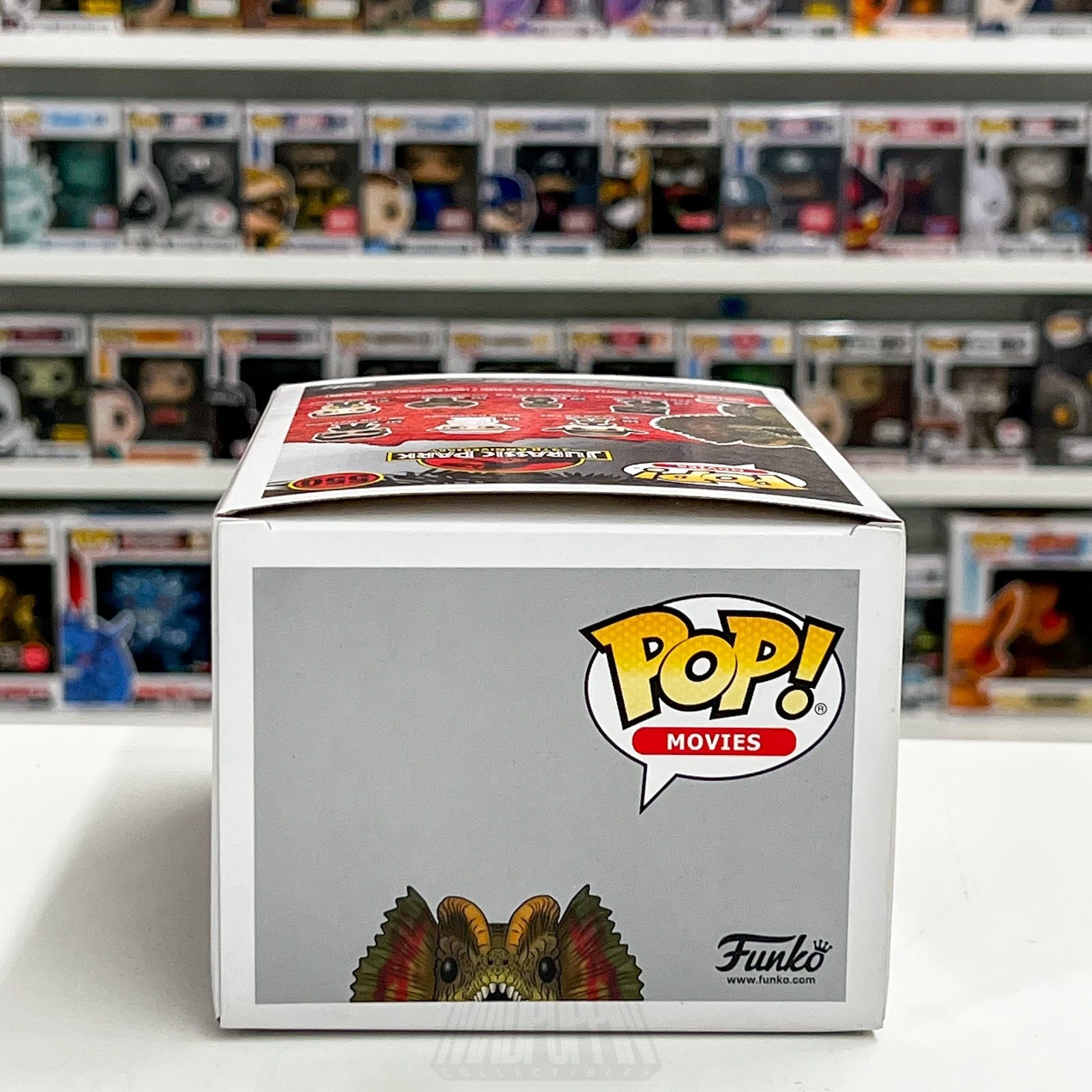 Funko Pop Movies Jurassic Park Dilophosaurus Chase Frill Tucked Down 550 Figure6