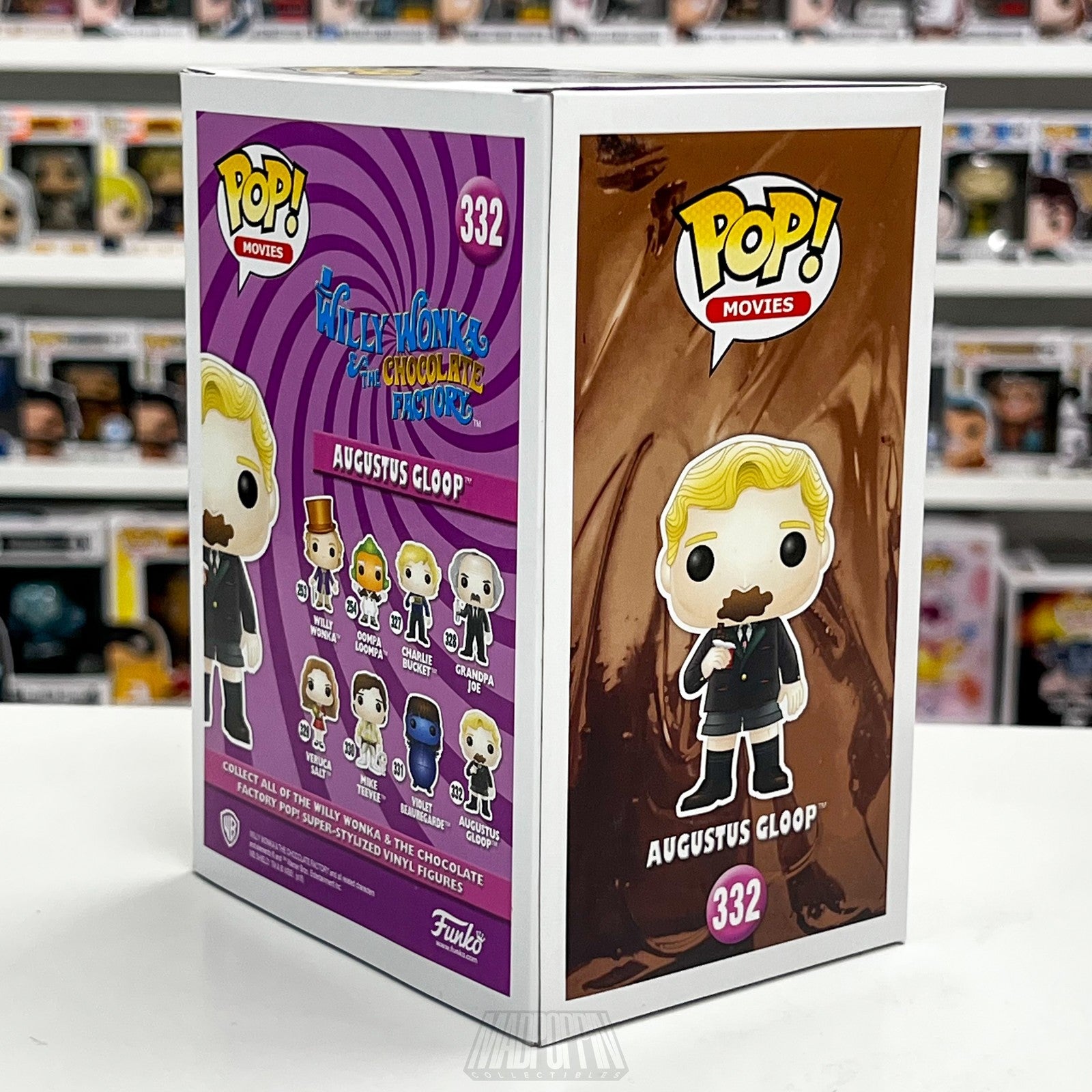 Funko Pop Augustus Gloop 332 Willy Wonka Chocolate Factory Movie Vinyl Figure