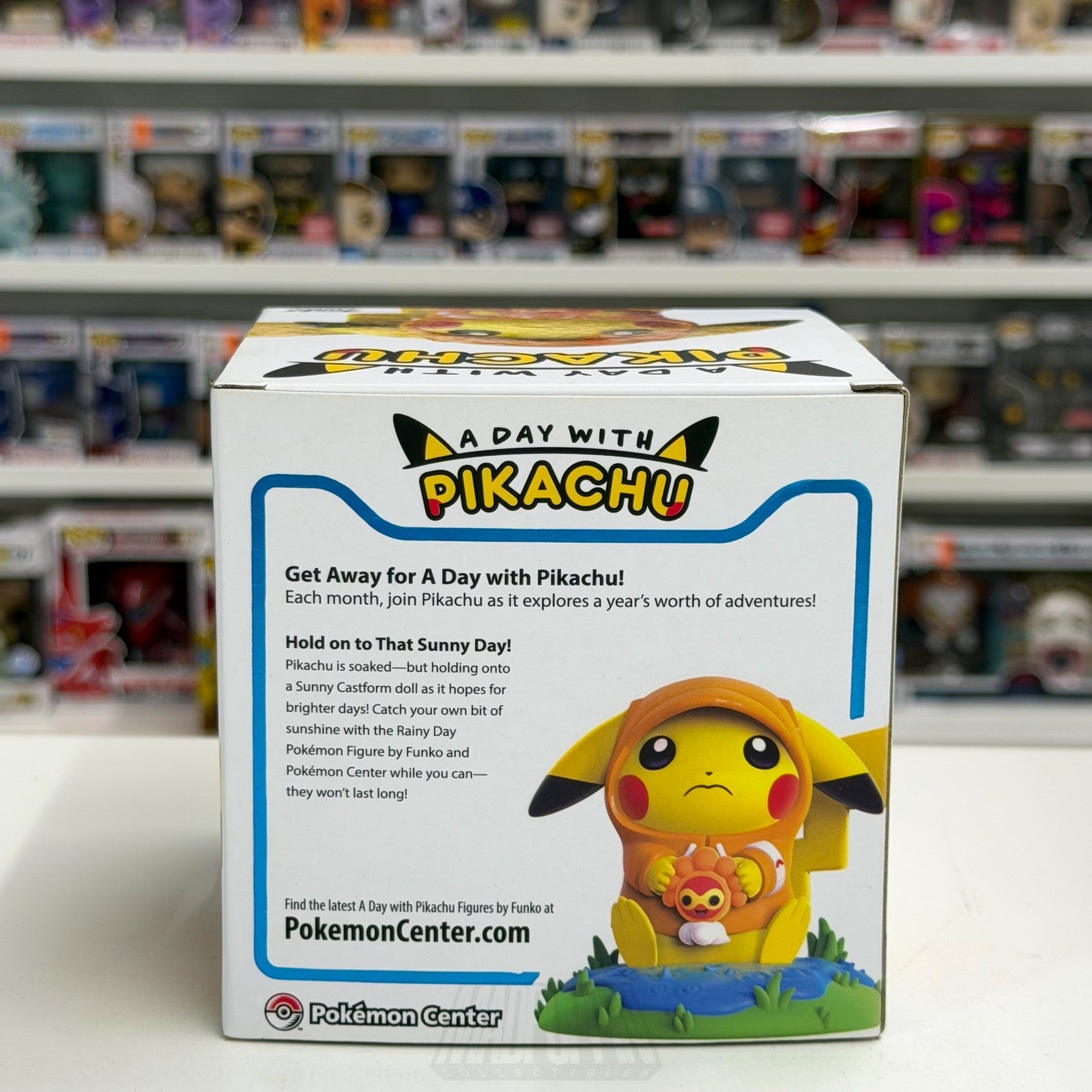 Funko A Day With Pikachu Rainy Day Pokemon Center TCG Japanese Game Vinyl Figure3