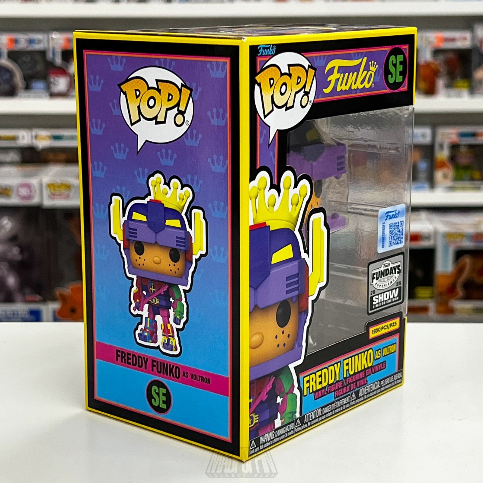 Funko Pop Fundays Freddy as Voltron Blacklight Show Edition 1500 PCS SE 2025