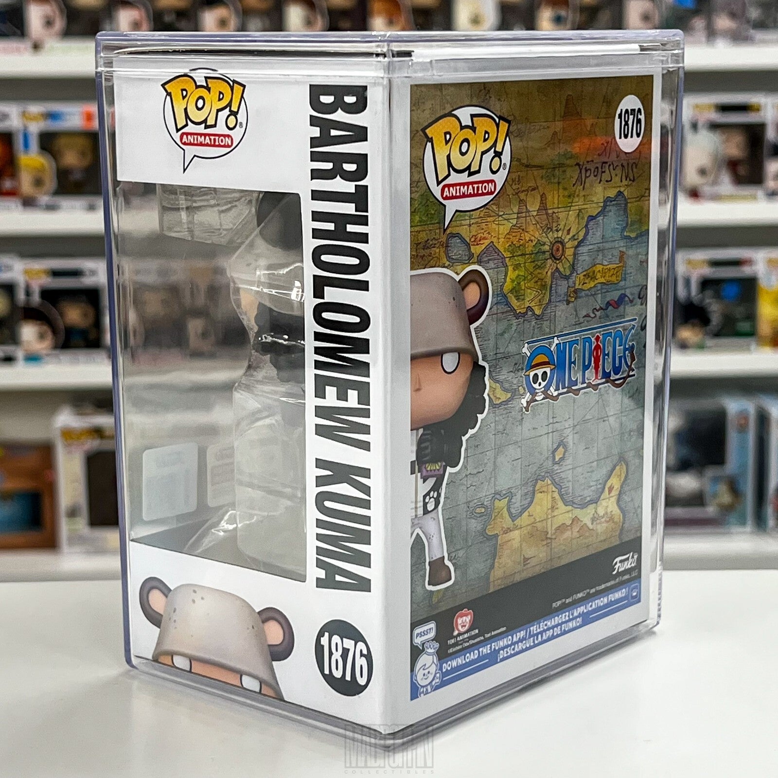 Funko Pop Anime One Piece Bartholomew Kuma WonderCon 2025 Official Sticker 1876