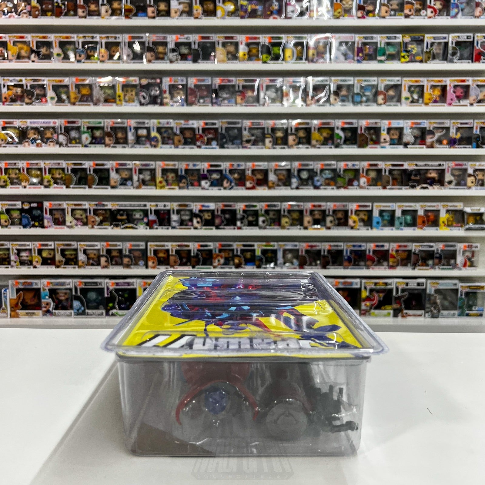 McFarlane Toys Spawn 1977 Page Punchers RED PLATINUM 7" Action Figure Comic Blue