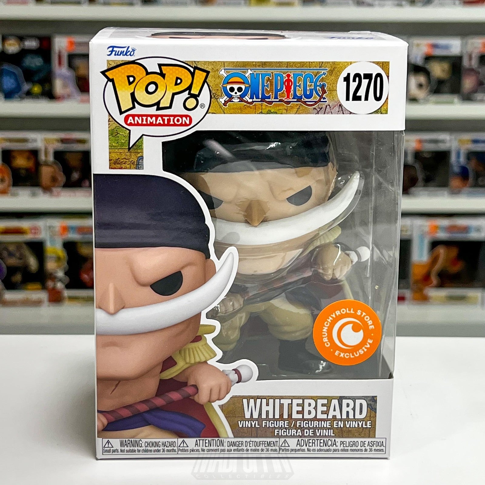 Funko Pop Animation One Piece Whitebeard 1270 Crunchyroll Store Exclusive Anime