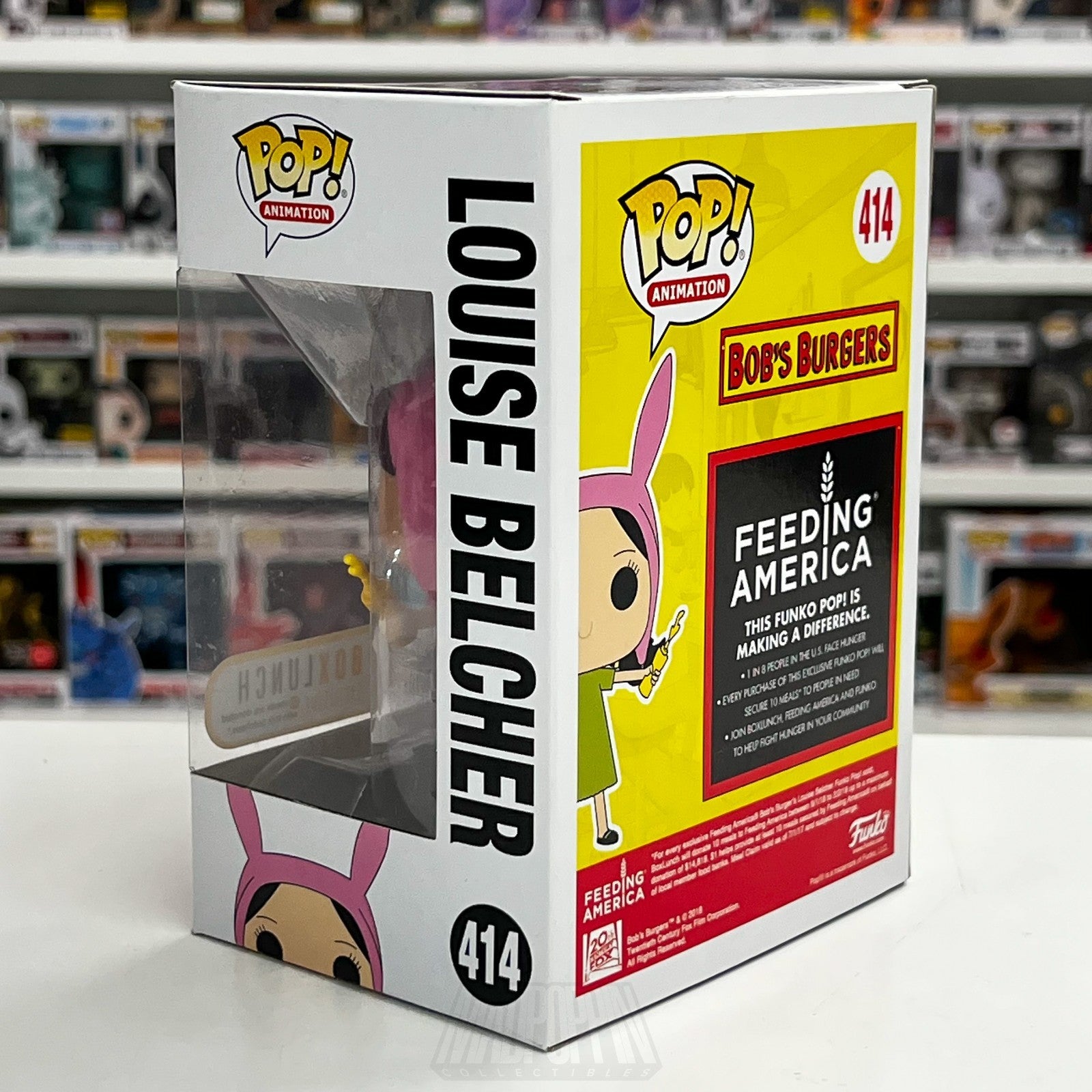 Funko Pop Animation Bobs Burgers Louise Belcher Ketchup Mustard BoxLunch 414 Toy2