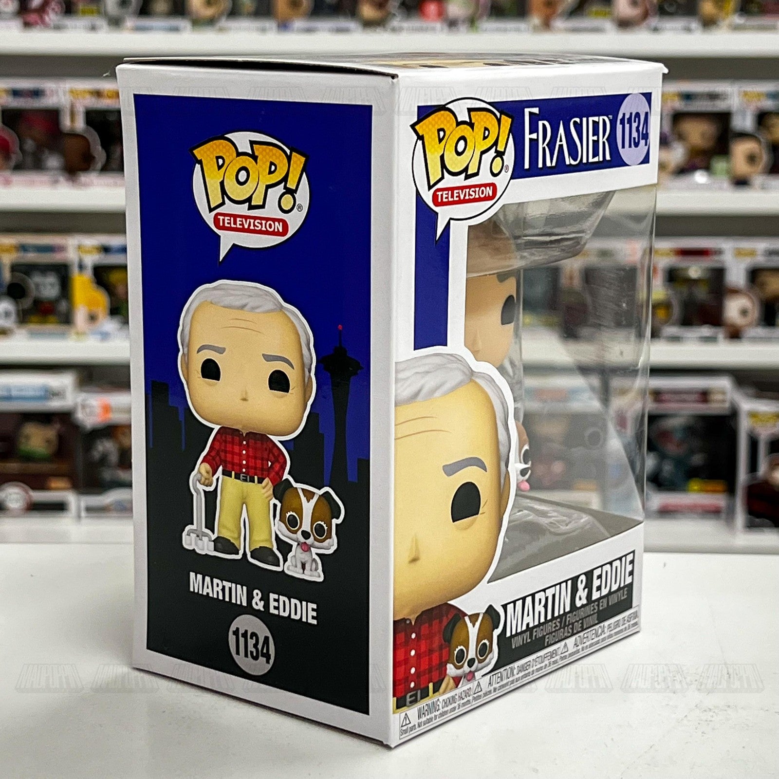 Funko Pop Frasier Martin & Eddie #1134 Television Vinyl Figure New Collectible