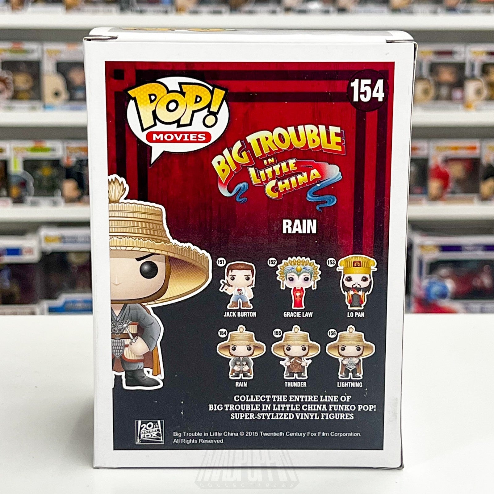 Funko Pop Movies Big Trouble In Little China Rain 154 Action Comedy Vinyl Figure3