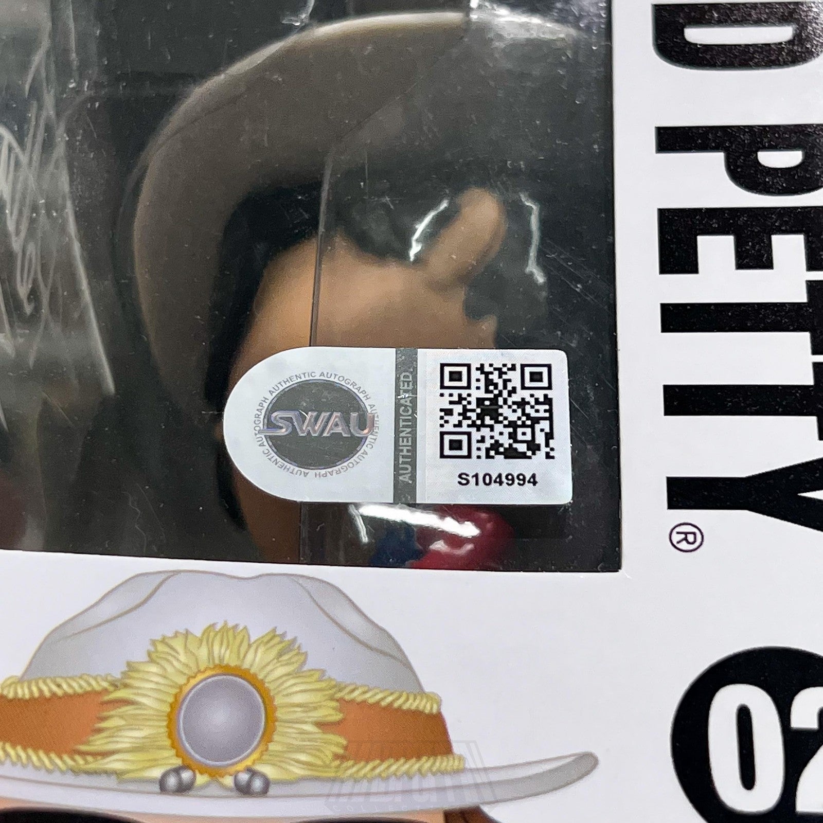 Funko Pop NASCAR Richard Petty 02 Vinyl Figure Autographed SWAU Authenticated