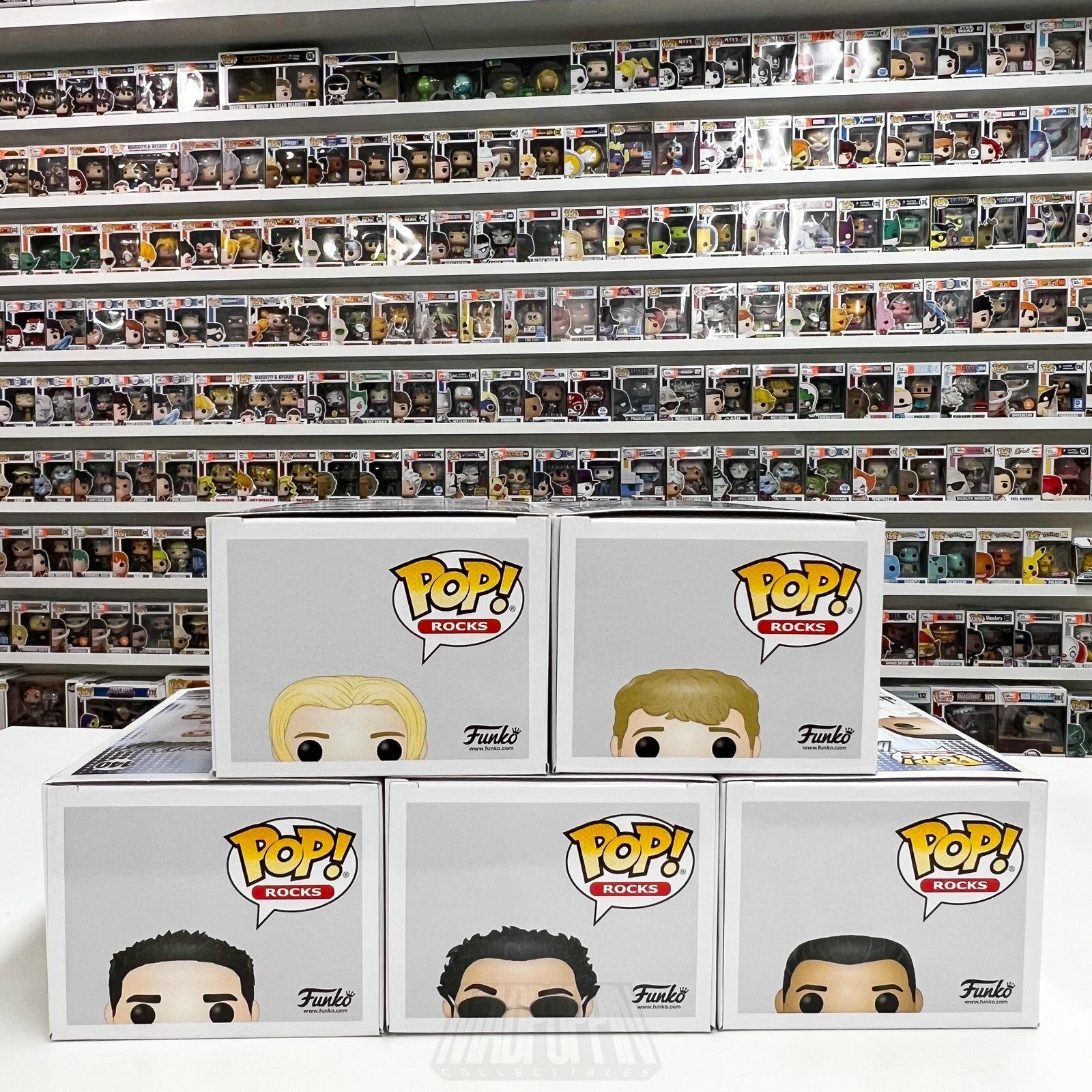 Funko Pop Rocks Backstreet Boys Complete Set 5 Nick Brian Kevin AJ Howie Music