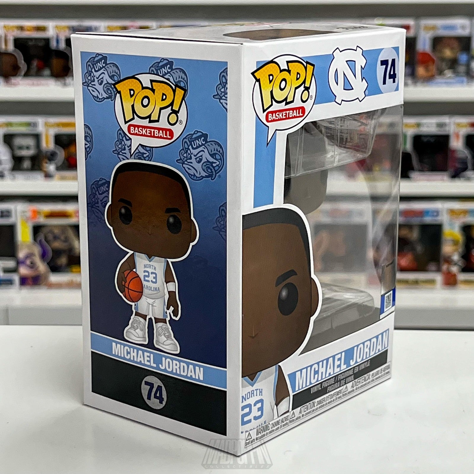 Funko Pop North Carolina Basketball Figure Michael Jordan NCAA Basketball 74 UNC
