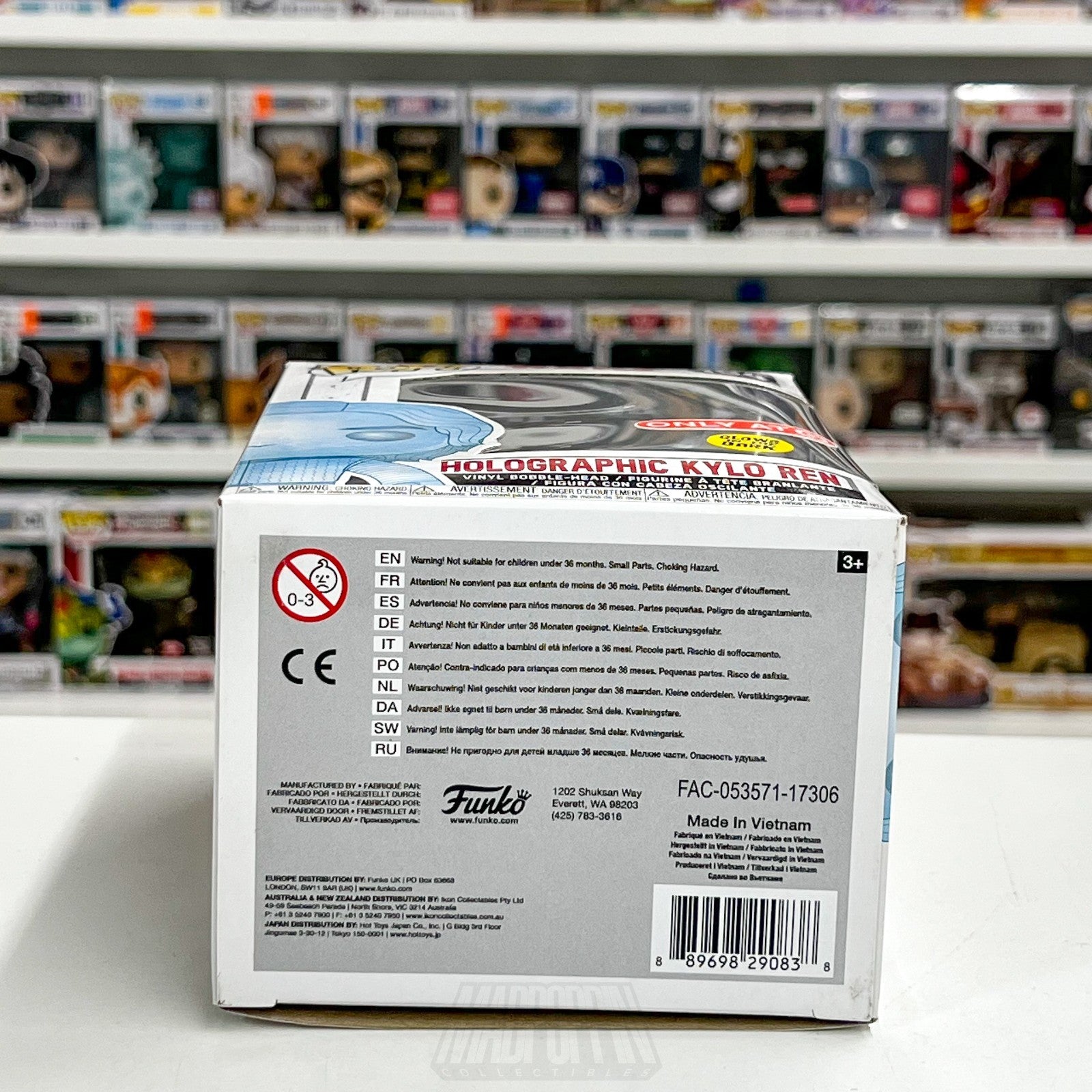 Funko Pop Star Wars Holographic Kylo Ren Glow Target 194 Ben Solo Vinyl Figure8