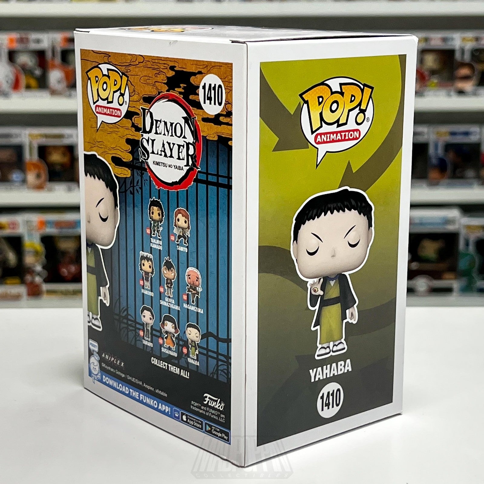 Funko Pop Animation Demon Slayer Yahaba 1410 PX Glow Figure Japanese Anime Manga